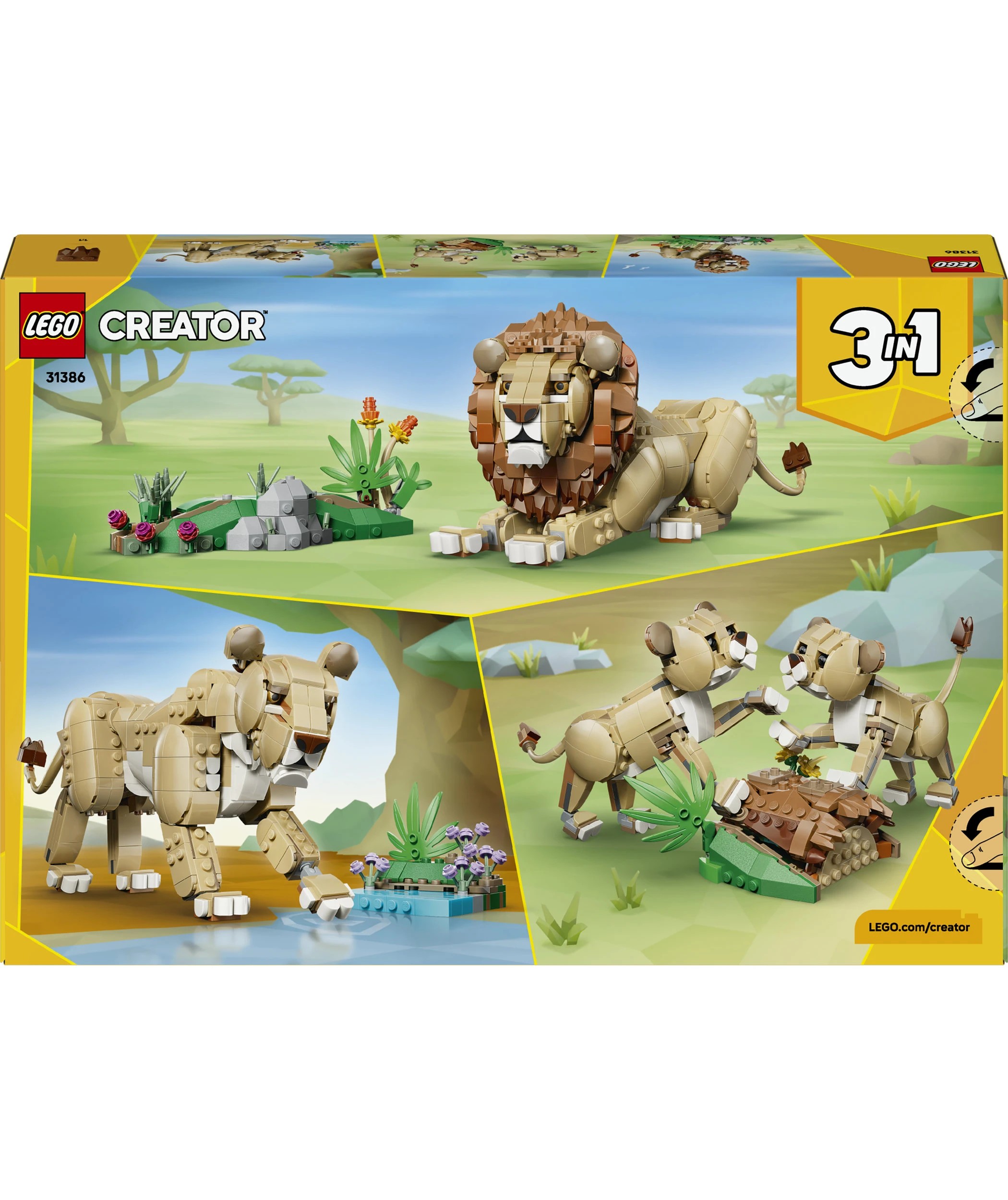 9 LEGO Creator Wild Animals: Majestic Lion 31386, 9 of 9