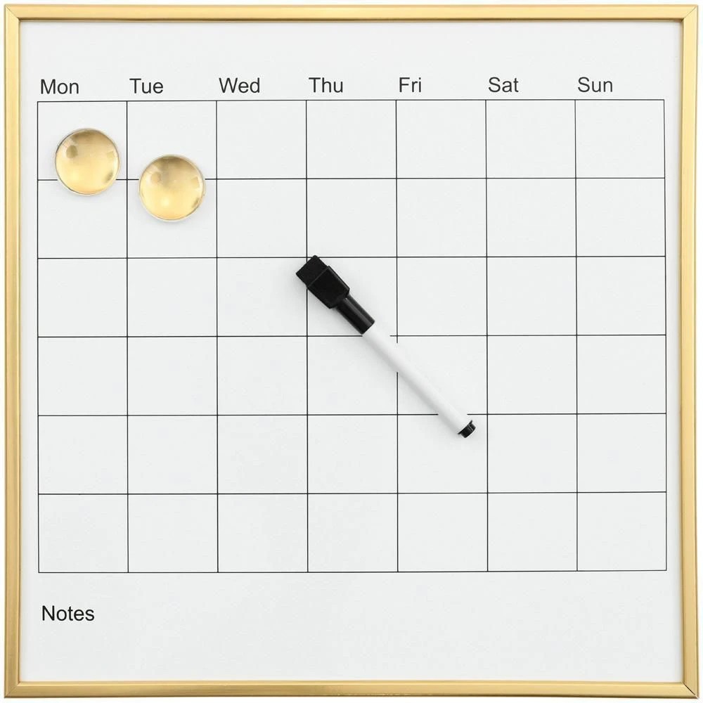 3 Otto Square Planner Board 356 x 356 Gold, 3 of 9