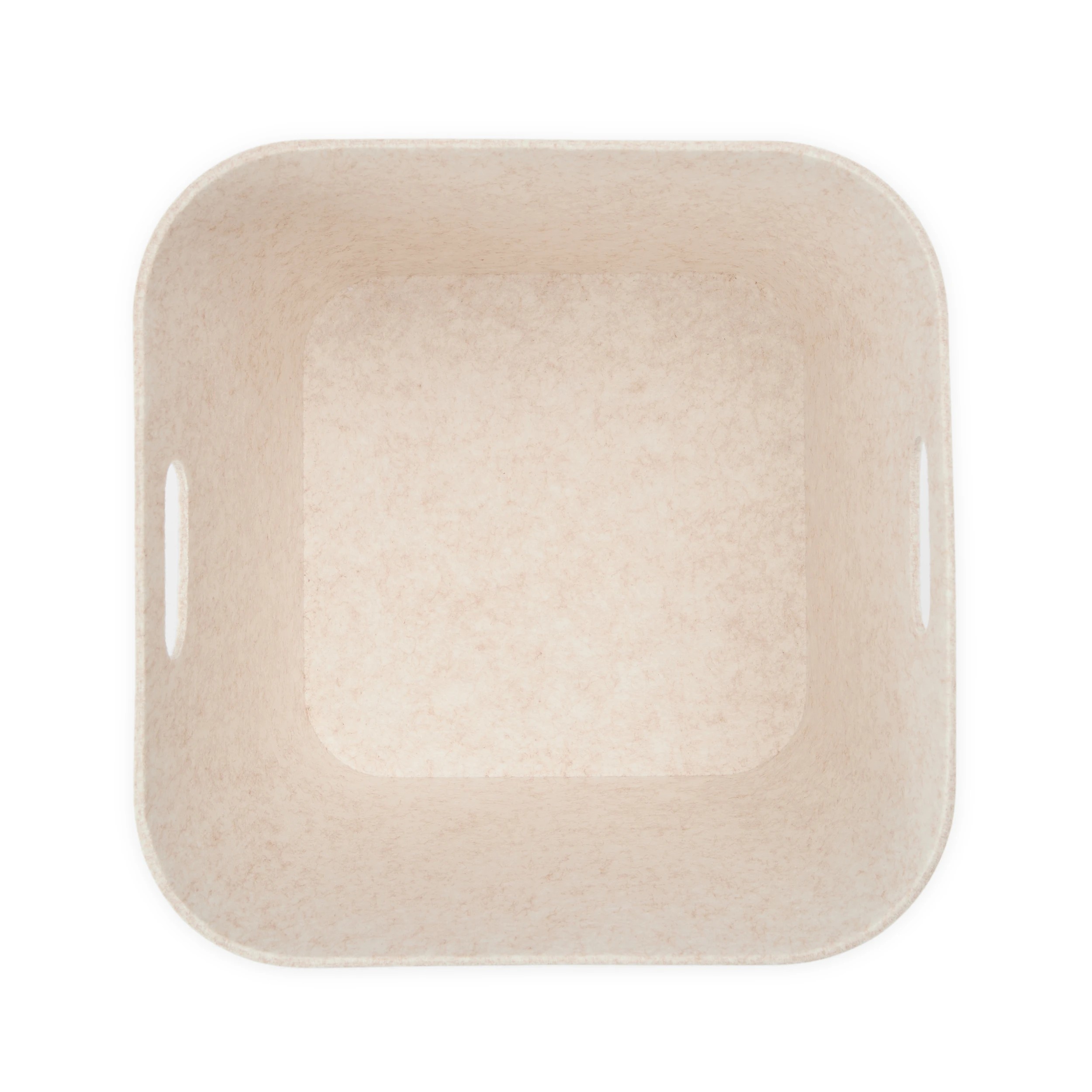 9 Square Felt Basket with Lid - Beige, 9 of 9