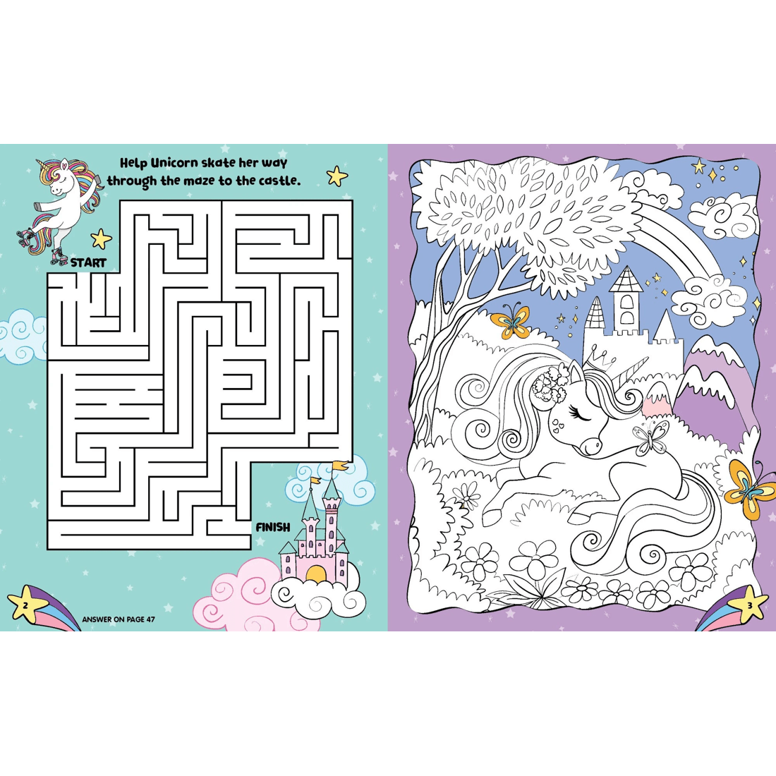 2 Unicorn Activity Book, 2 of 3
