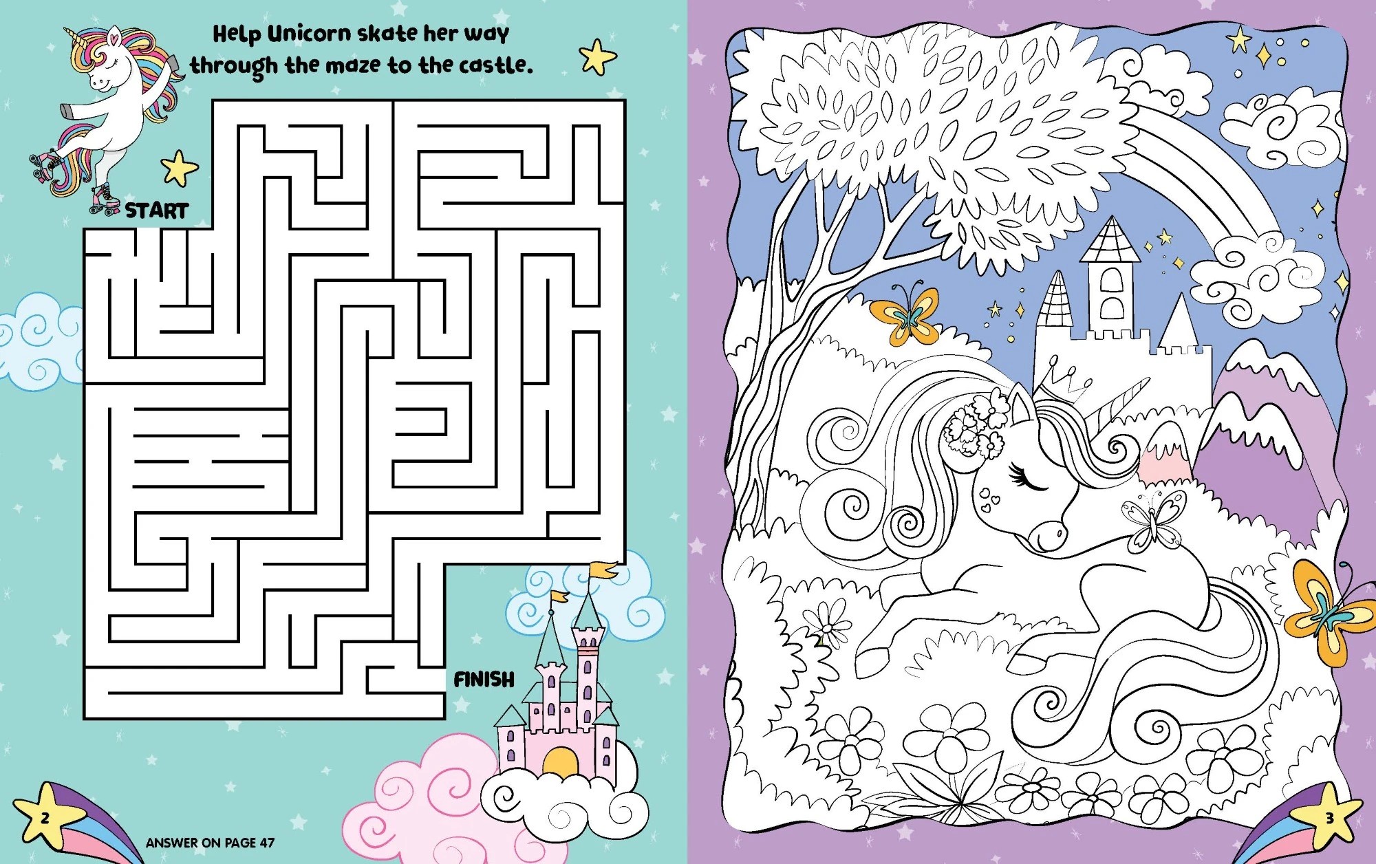 2 Unicorn Activity Book, 2 of 3