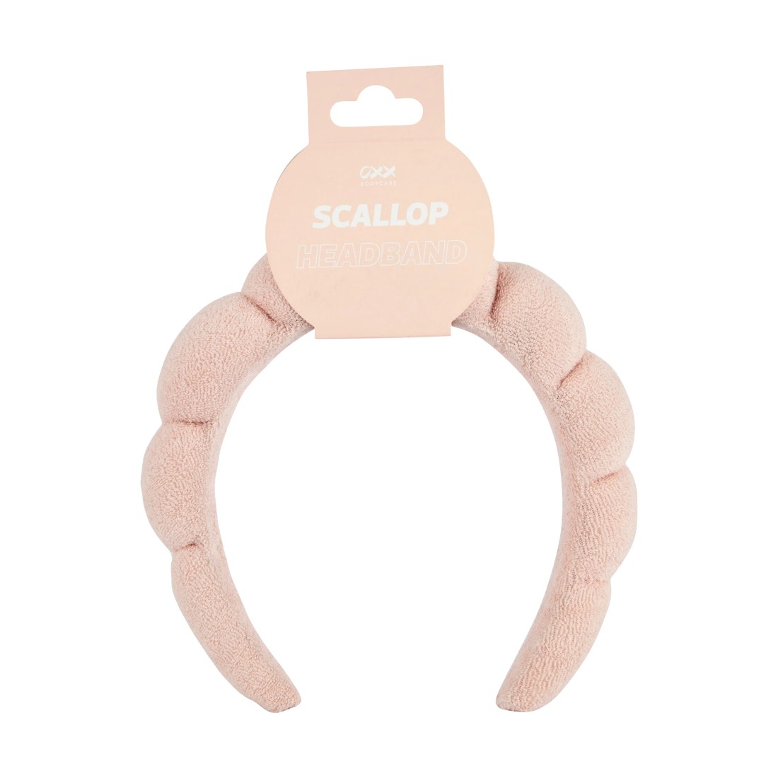 4 OXX Bodycare Scallop-Shaped Beauty Headband - Peach, 4 of 4