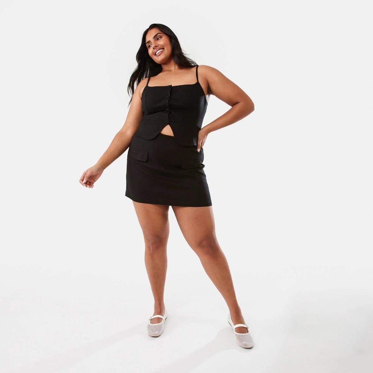 4 Pocket Skort Black, 4 of 10