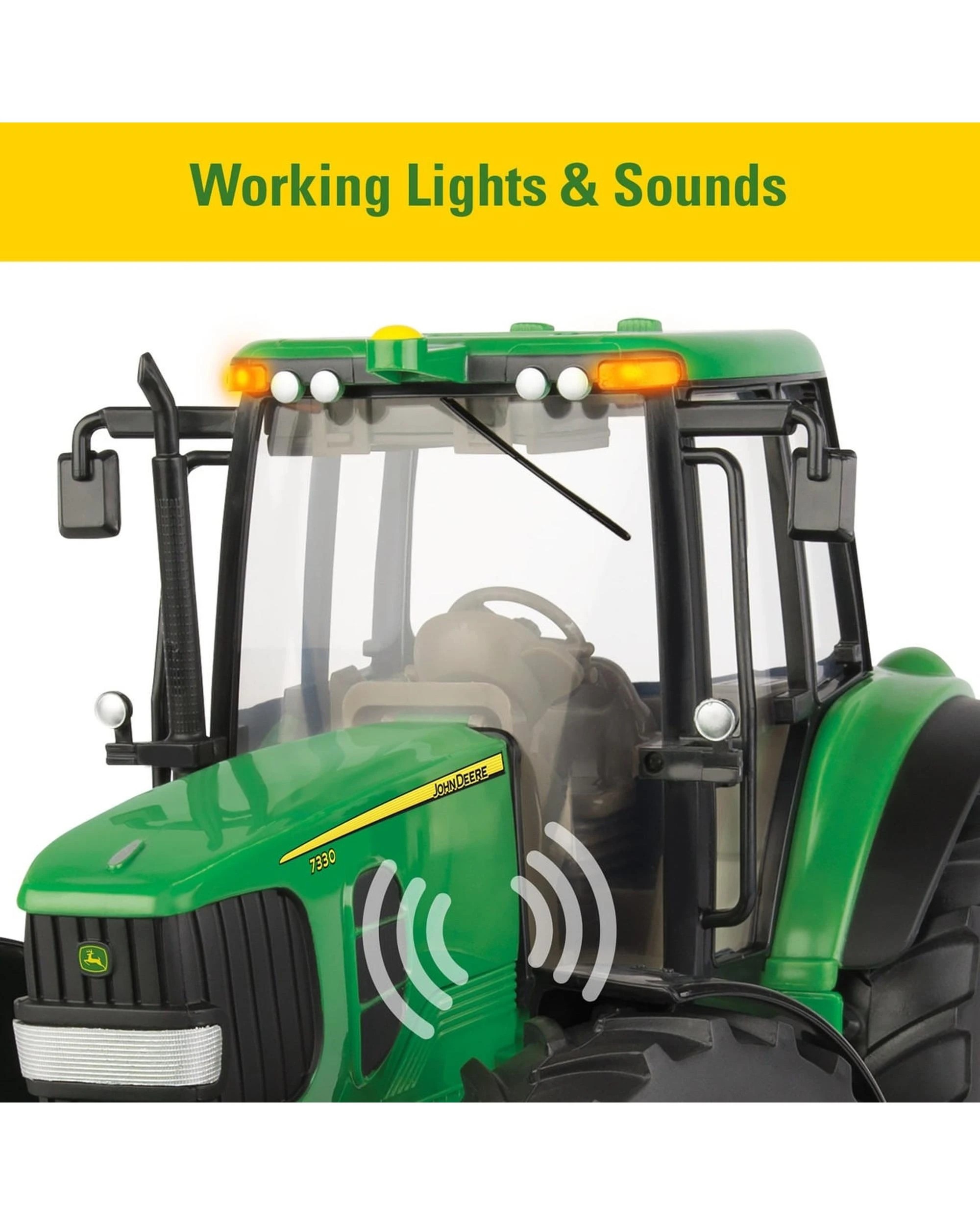 3 John Deere Big Farm 1:16 Scale 7330 Tractor, 3 of 10