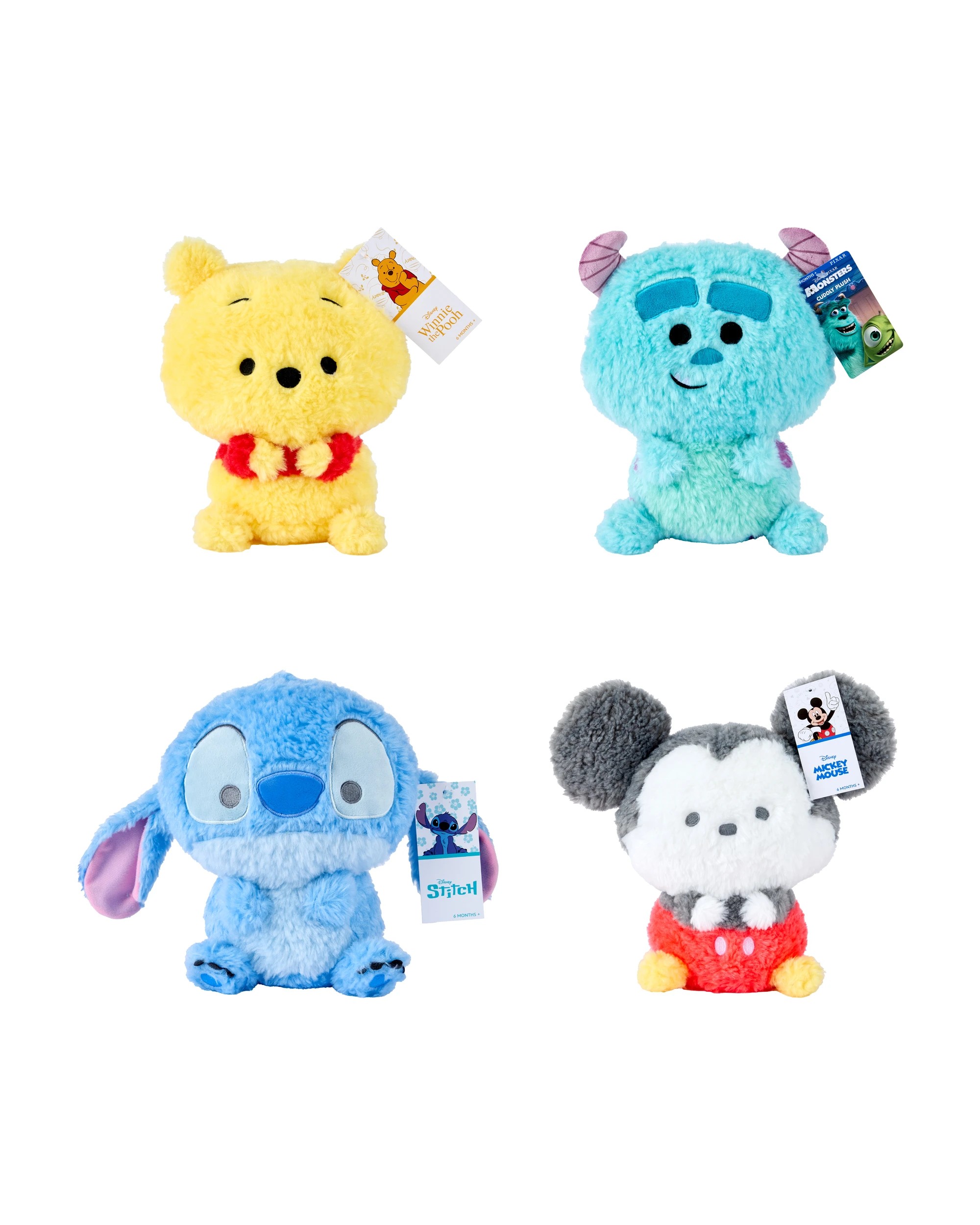 3 Disney Cuddly Plush - Assorted, 3 of 3