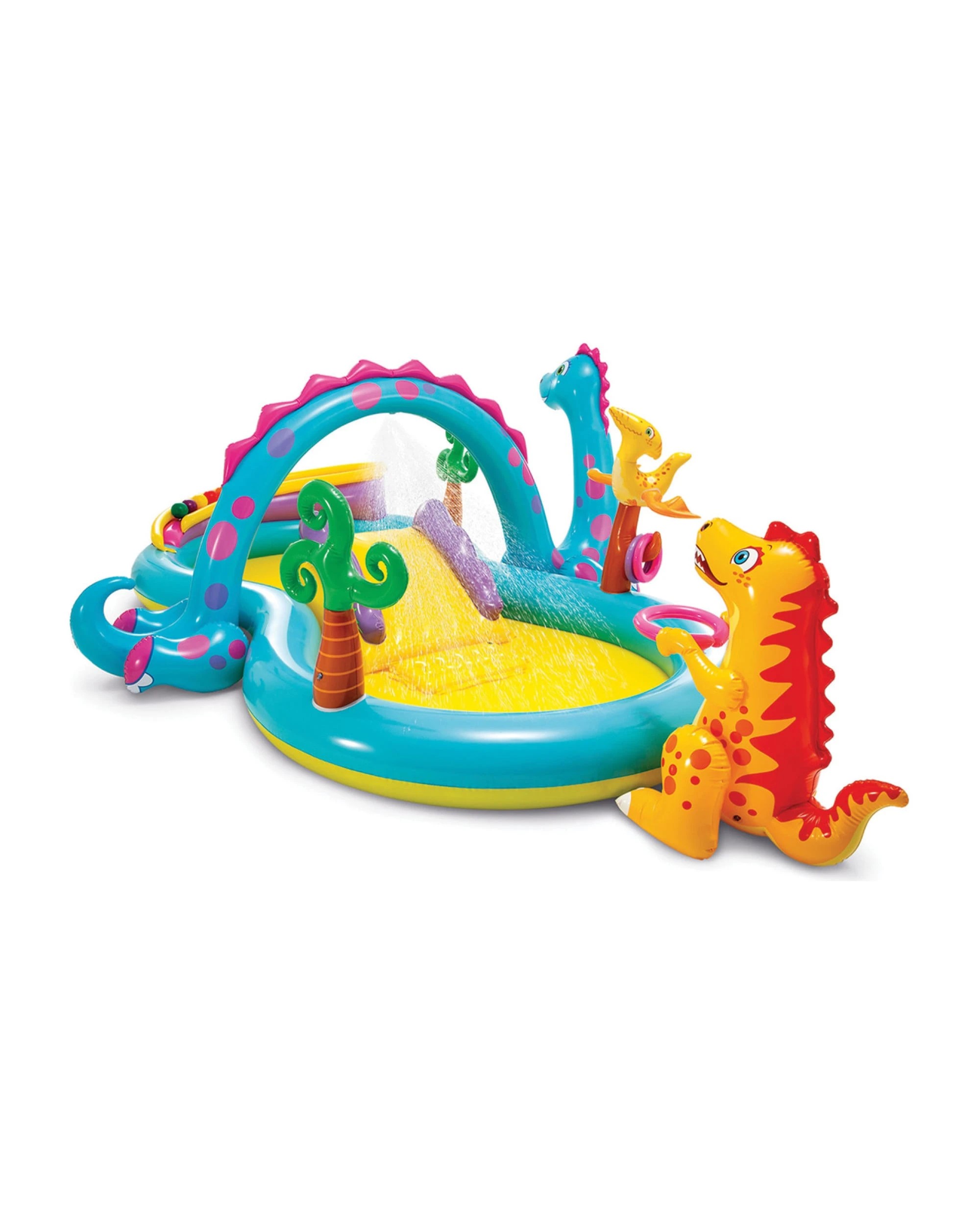 1 Intex 57135NP Dinoland Play Centre Inflatable Kids Pool with Slide, 1 of 7