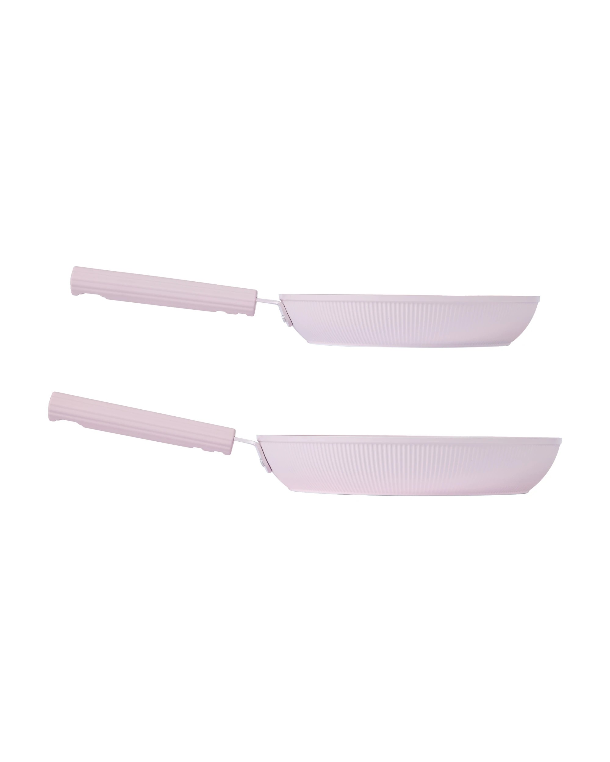 3 2 Pack Ceramic Coated Non Stick Fry Pans - Pink, 3 of 7