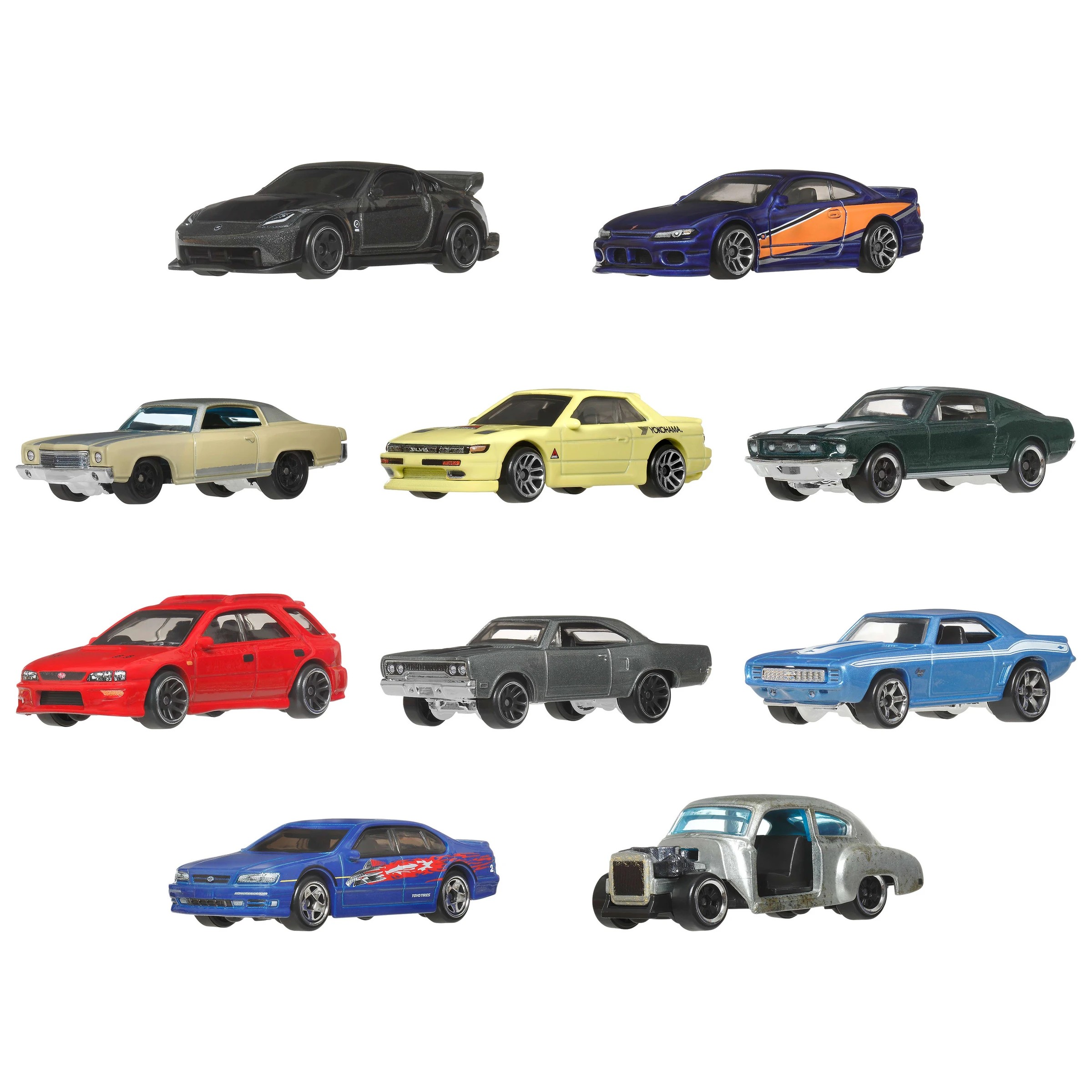 2 10 Pack Hot Wheels Silver Series Fast & Furious Cars, 2 of 7