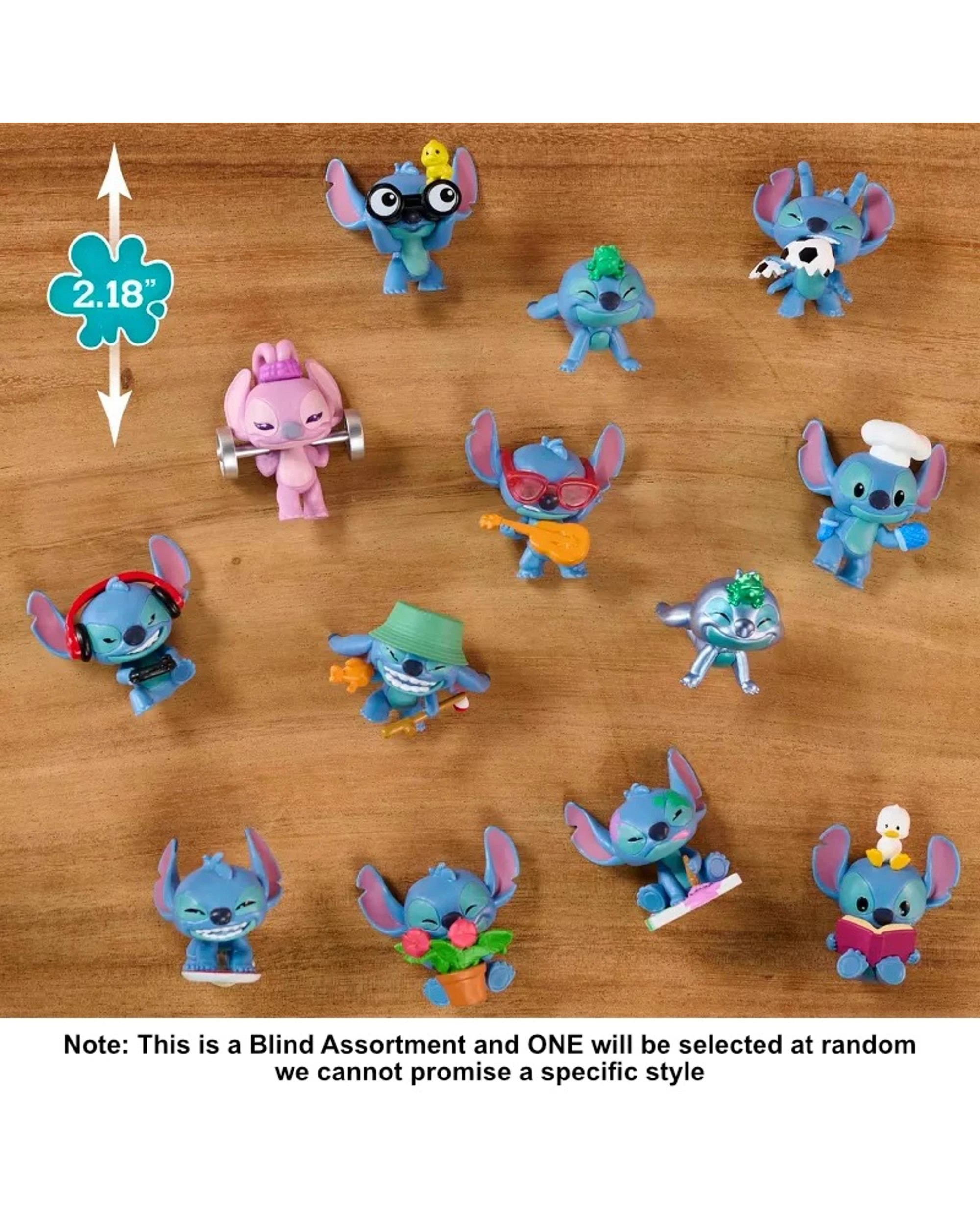 2 Disney Lilo and Stitch Collectible Mini Figure Series 1 Blind Capsule, 2 of 3