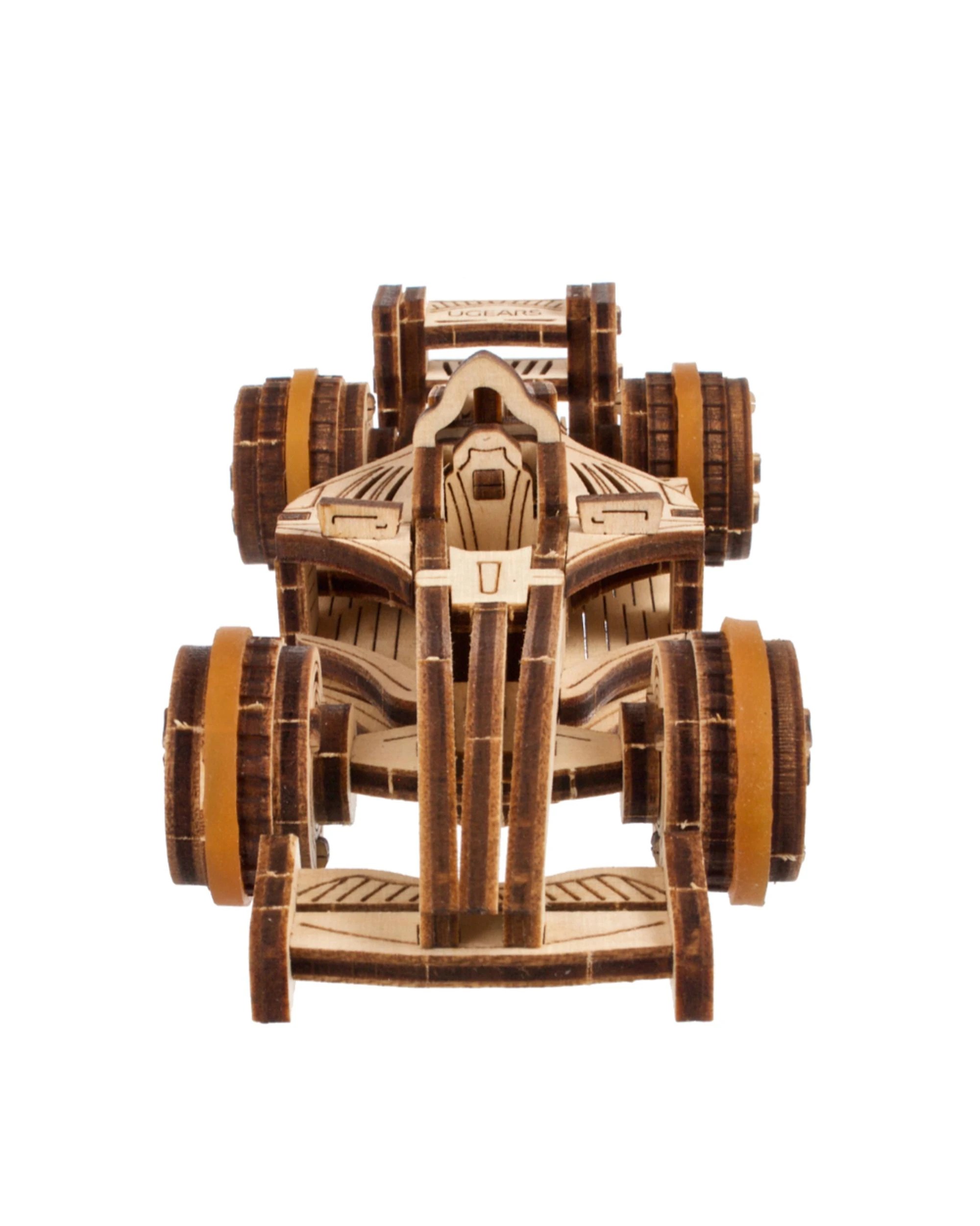 4 UGears Compact Racer Model Kit, 4 of 7