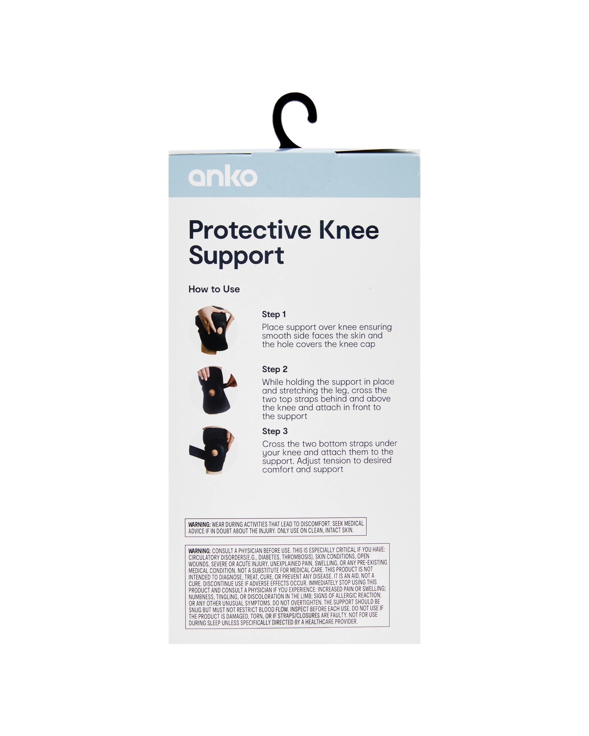 6 Protective Knee Support - Black, 6 of 6