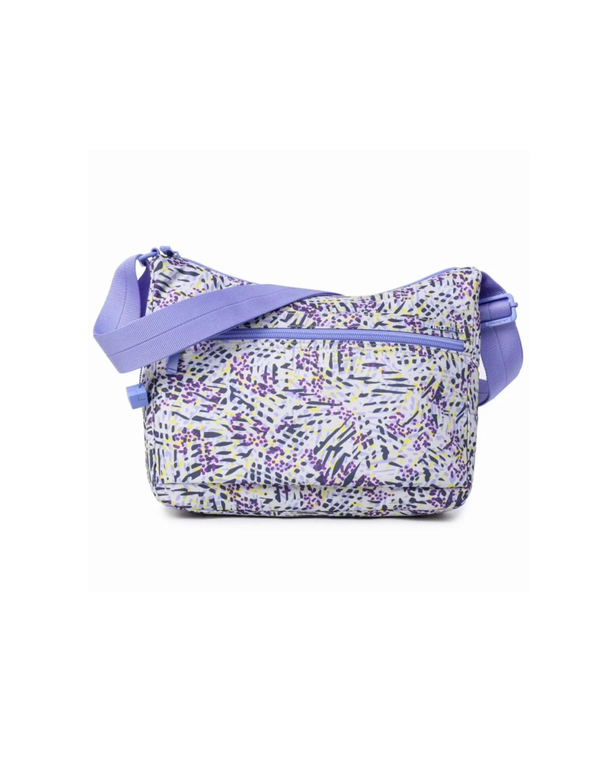 1 Hedgren Harpers Womens Small Crossbody Bag with RFID Lightweight Jungle Print - Purple, 1 of 7