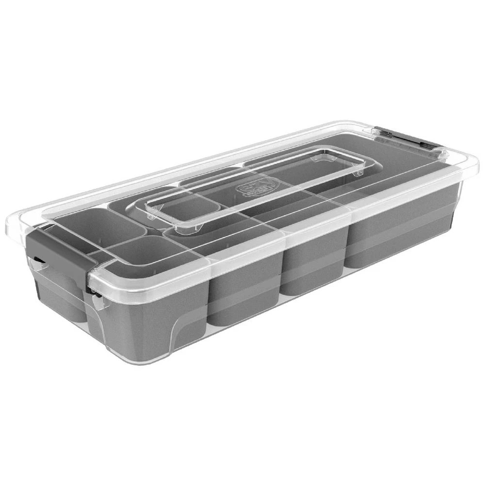 1 Ezy Storage Sort It 2.5L 6 Compartment Storage Container, 1 of 8