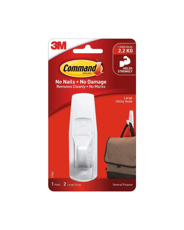 3M Command White Hook - L