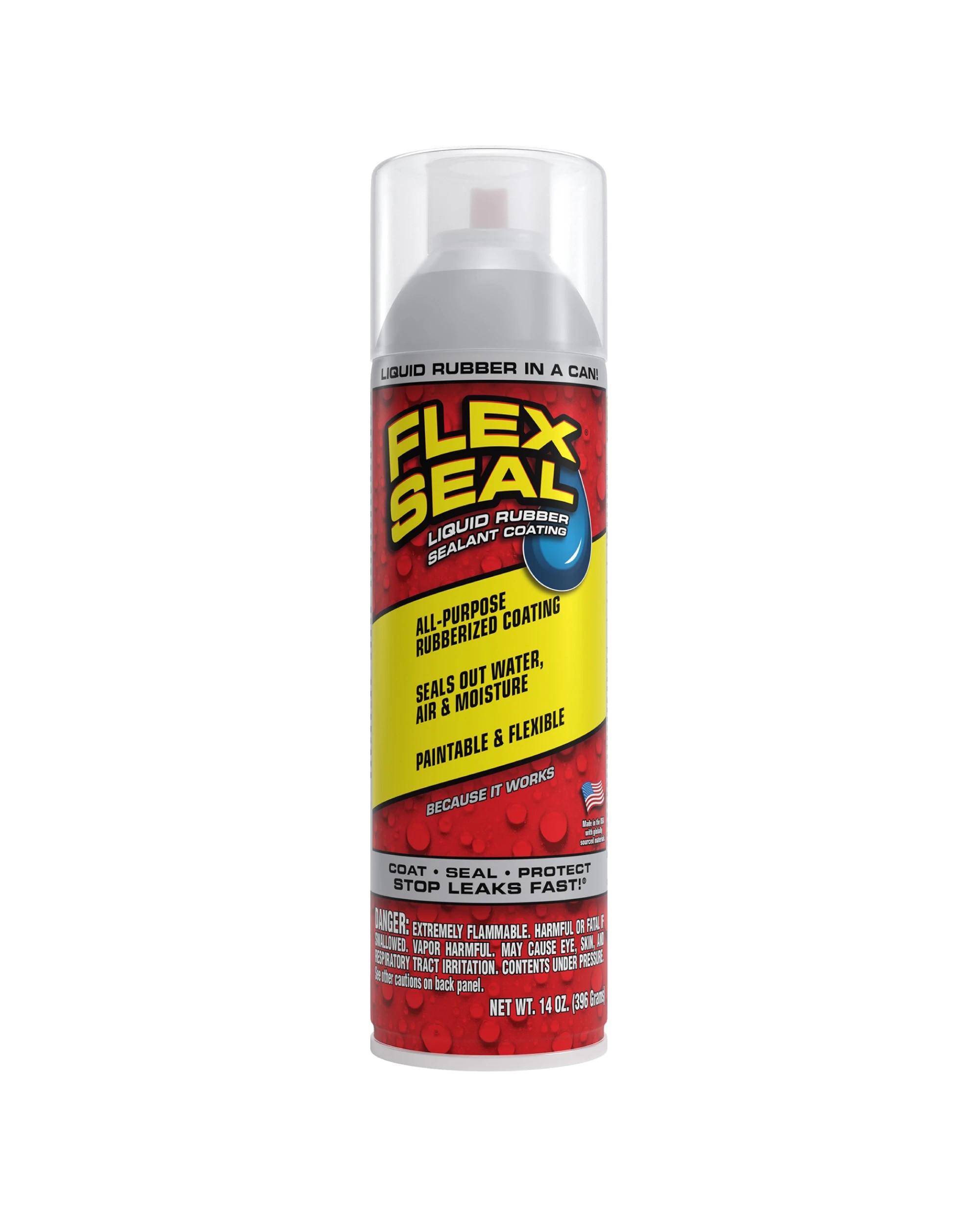1 Flex Seal Waterproof Rubber Spray Sealant, Stop Leaks Instantly - Clear, 1 of 7