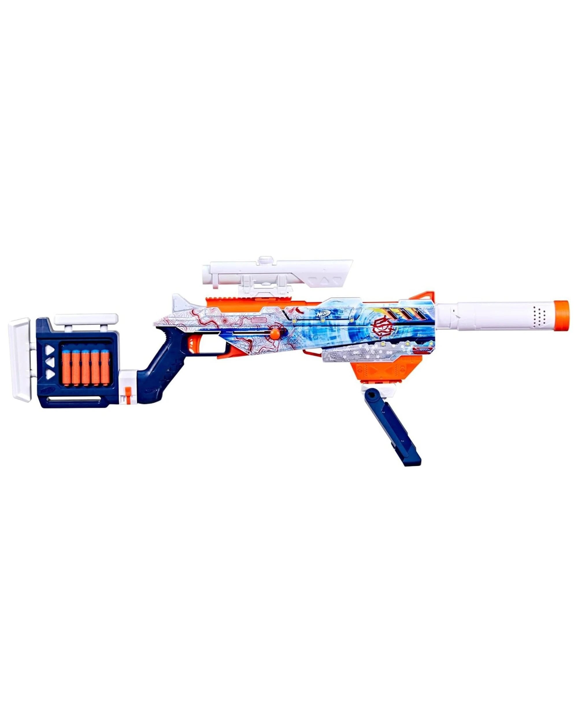 2 NERF Loadout Arctic Zerostriker Dart Blaster, 2 of 7