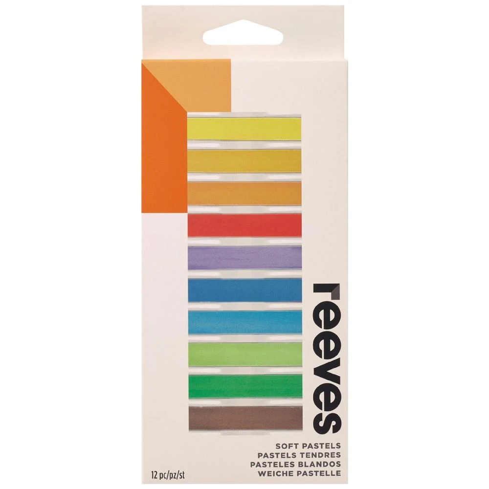 1 Reeves Soft Pastels 12 Pack, 1 of 2