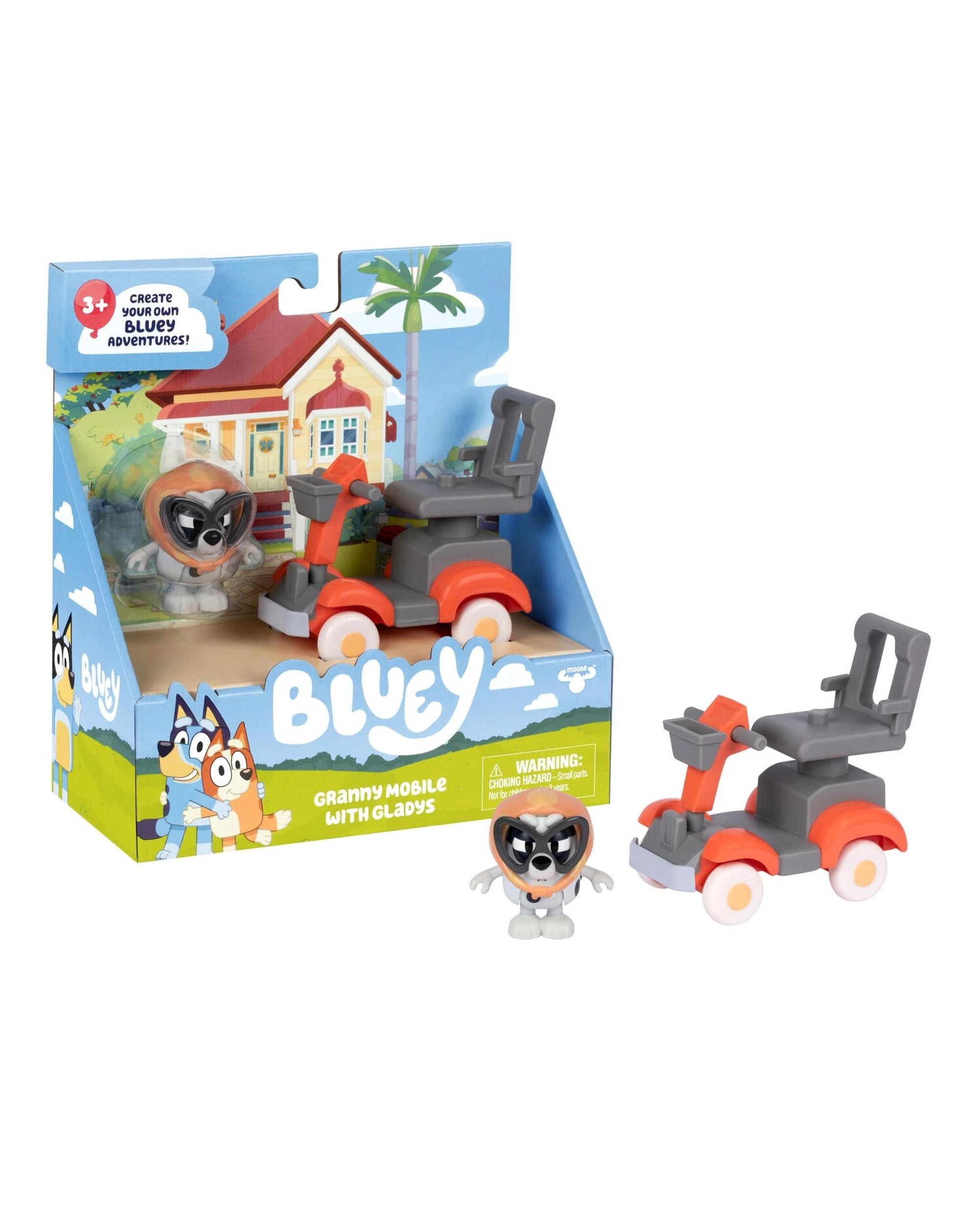 1 Bluey Series 15 Basic Vehicle Granny Mobile with Gladys Playset, 1 of 7