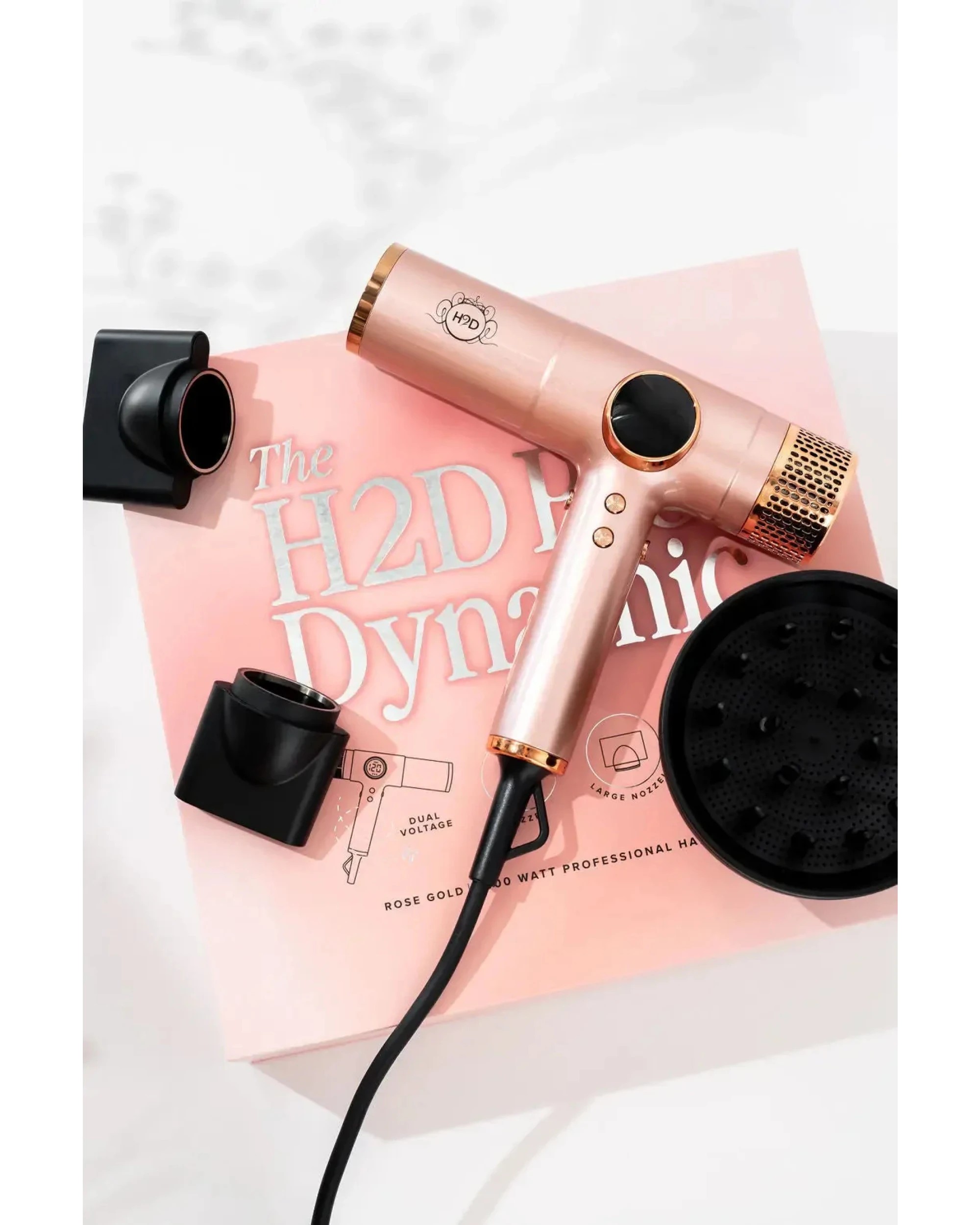 2 H2D Hair Dryer in Rose Gold, 2 of 6