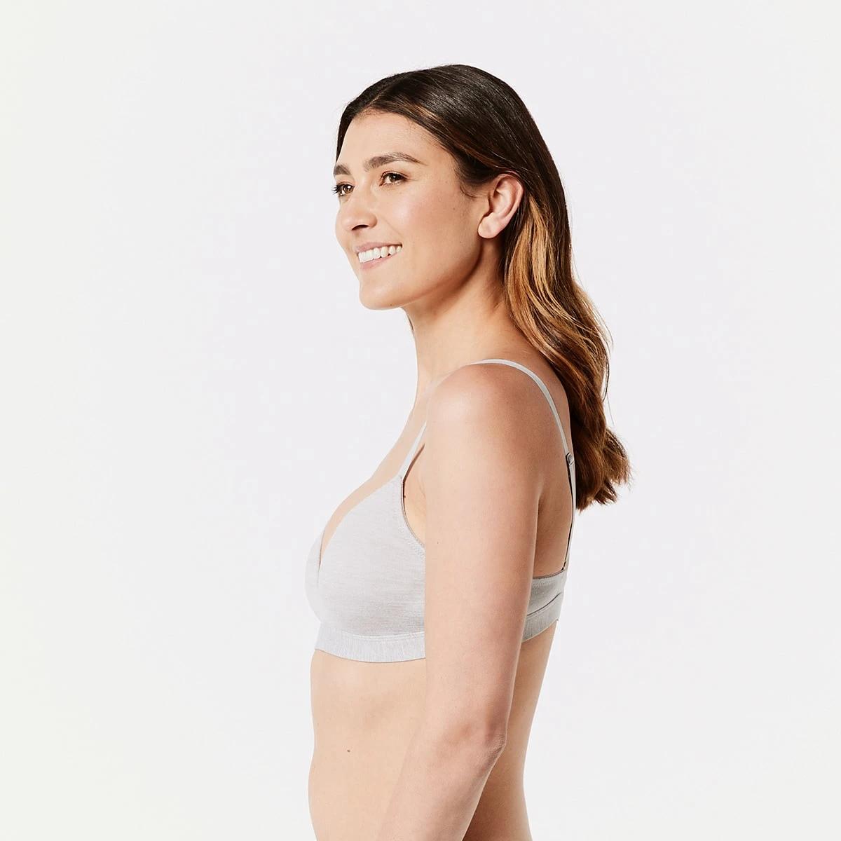 5 2 Pack Wirefree T-Shirt Bra SILVER MARLE, WHITE, 5 of 8