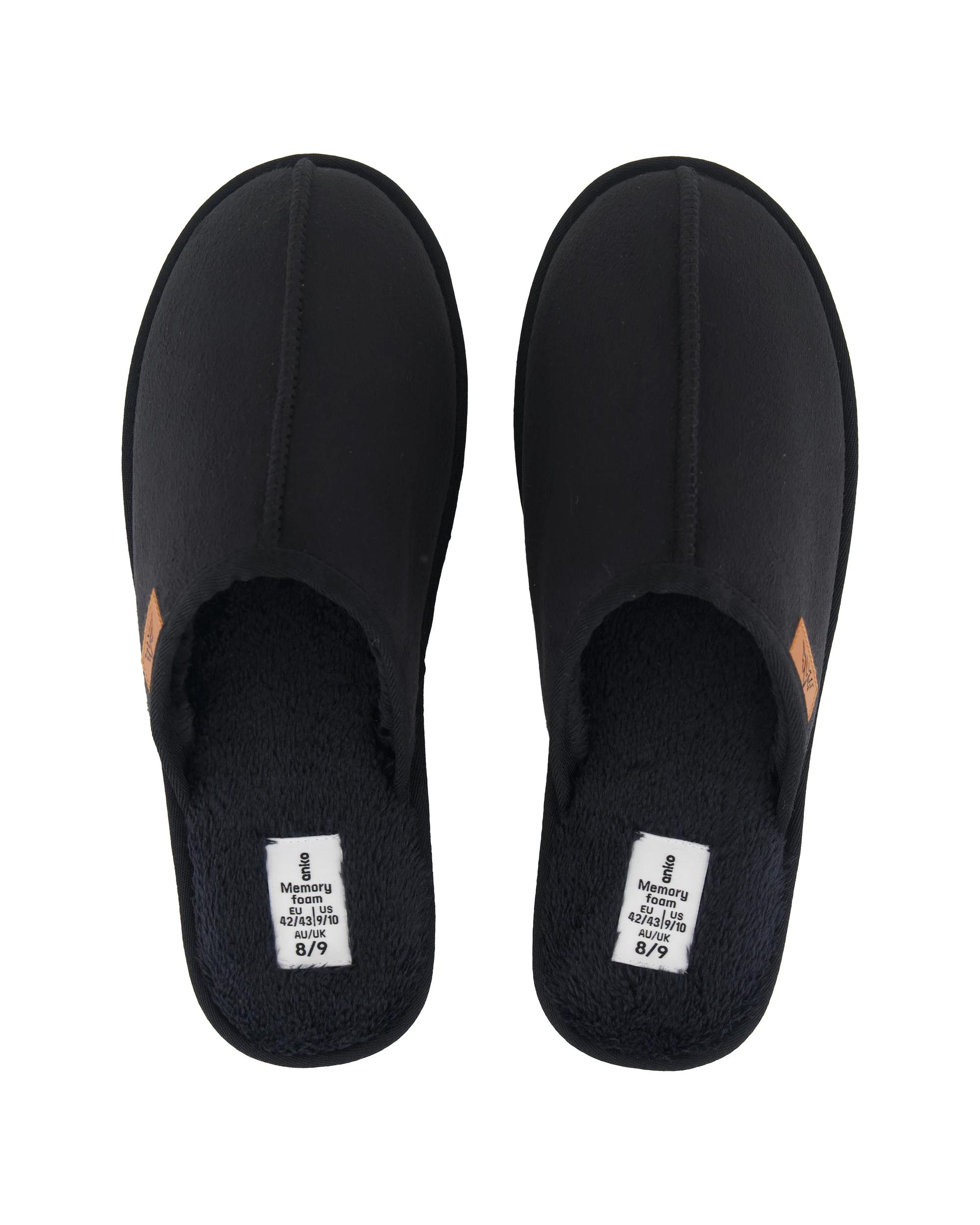 2 Hardsole Slipper Scuffs Black, 2 of 3
