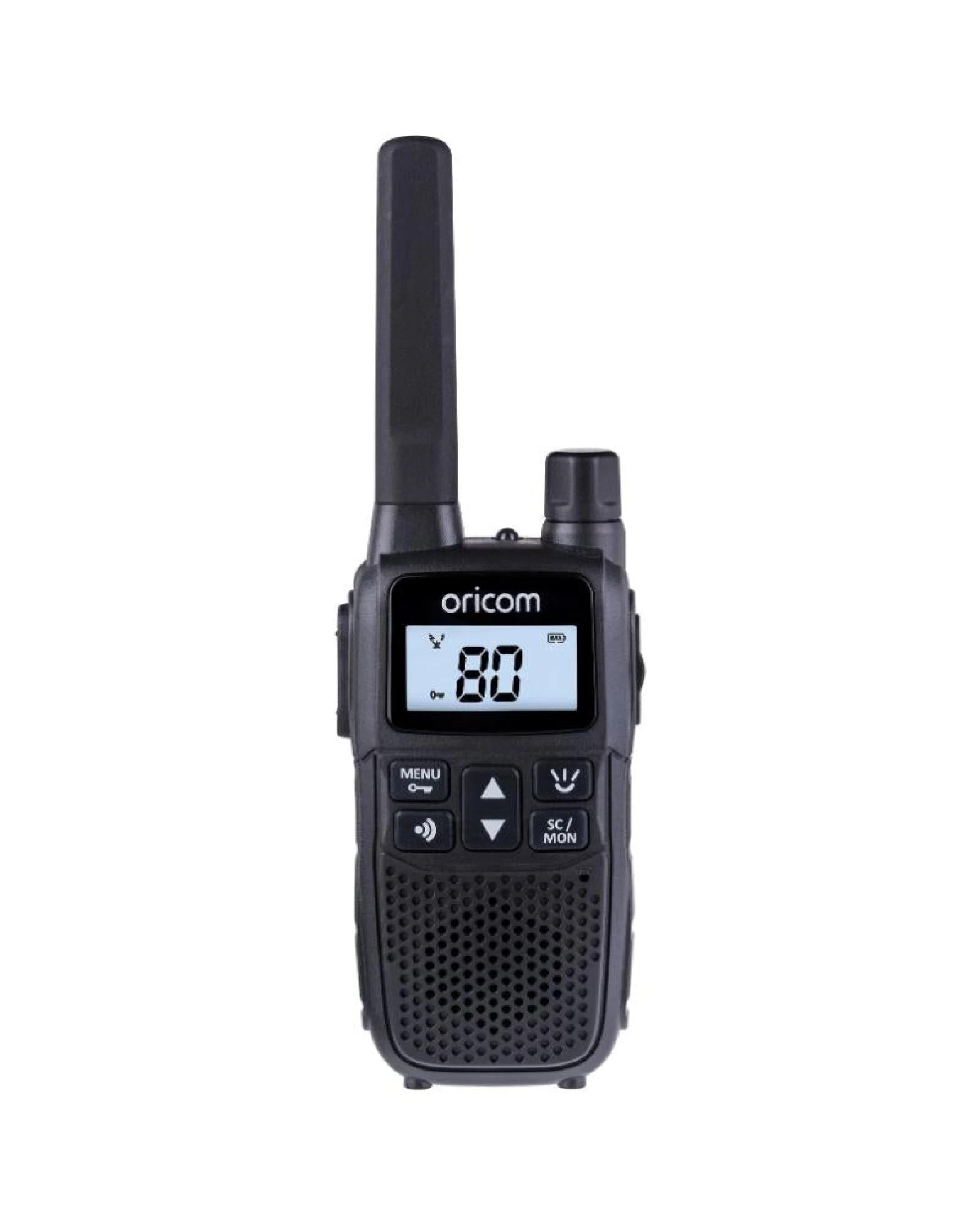 3 Oricom UHF2200 2 Watt Handheld UHF CB Radio Twin Pack - Black, 3 of 4