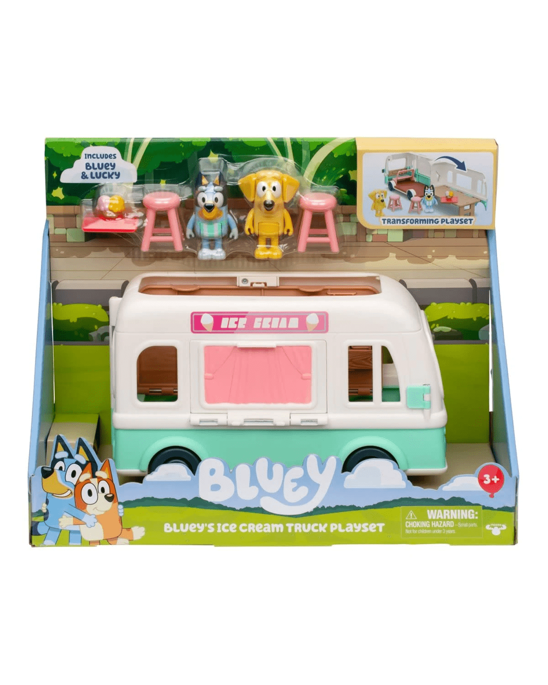 1 Bluey Holiday Ice Cream Truck Exclusive Playset, 1 of 10