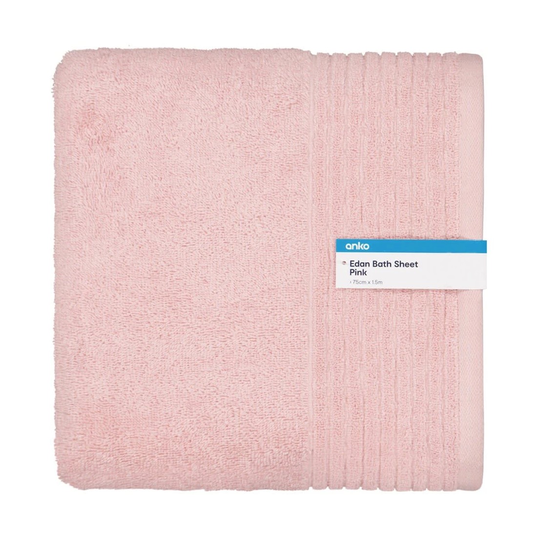 5 Edan Cotton Bath Sheet - Pink, 5 of 6