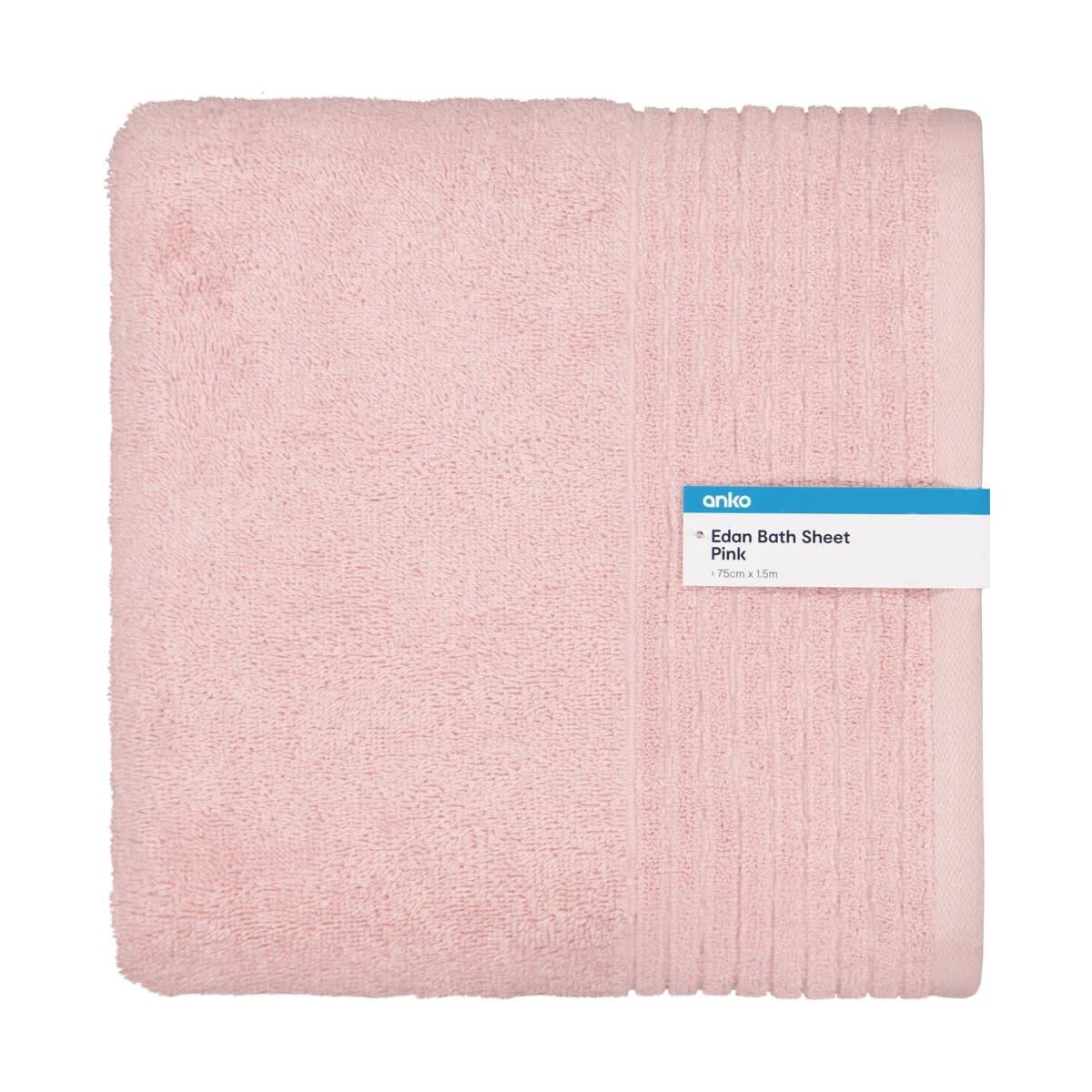 5 Edan Cotton Bath Sheet - Pink, 5 of 6