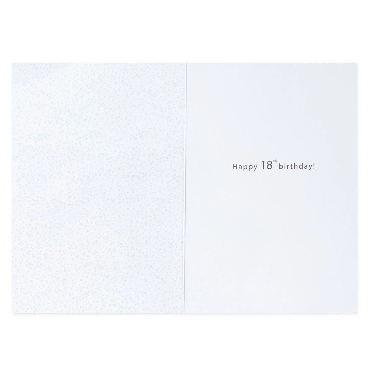 2 Connections from Hallmark 18th Birthday Card - Silver Stars and Balloon, 2 of 3