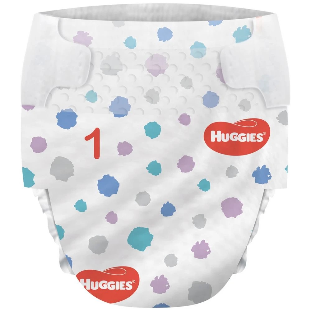 4 Huggies Essentials Nappies Newborn 112 Pack, 4 of 10