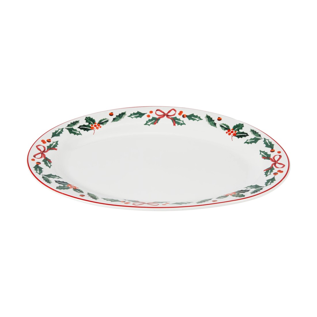 1 Traditional Holly Platter, 1 of 4