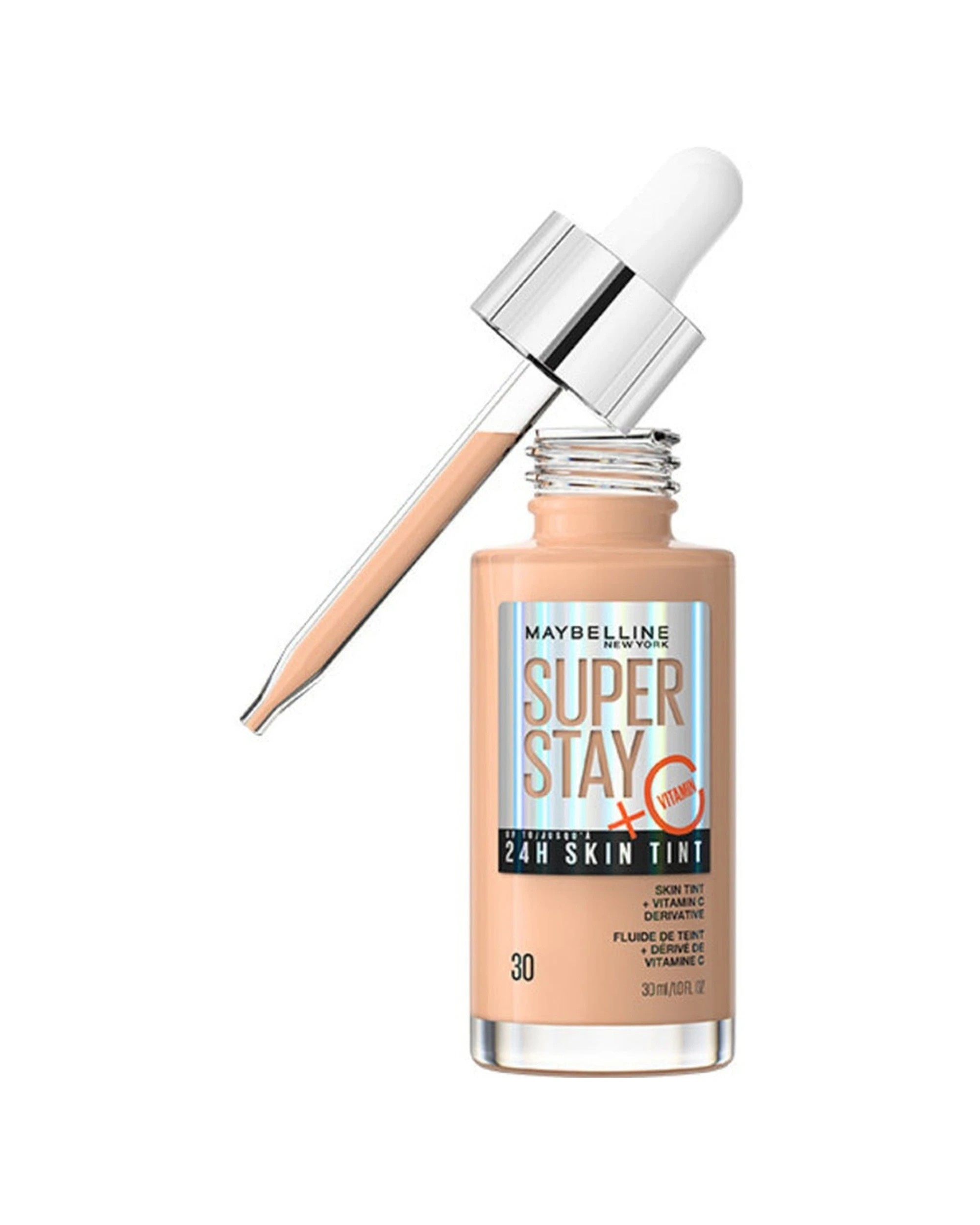 3 Maybelline Superstay 24HR Skin Tint With Vitamin C Shade 30 - Beige, 3 of 3