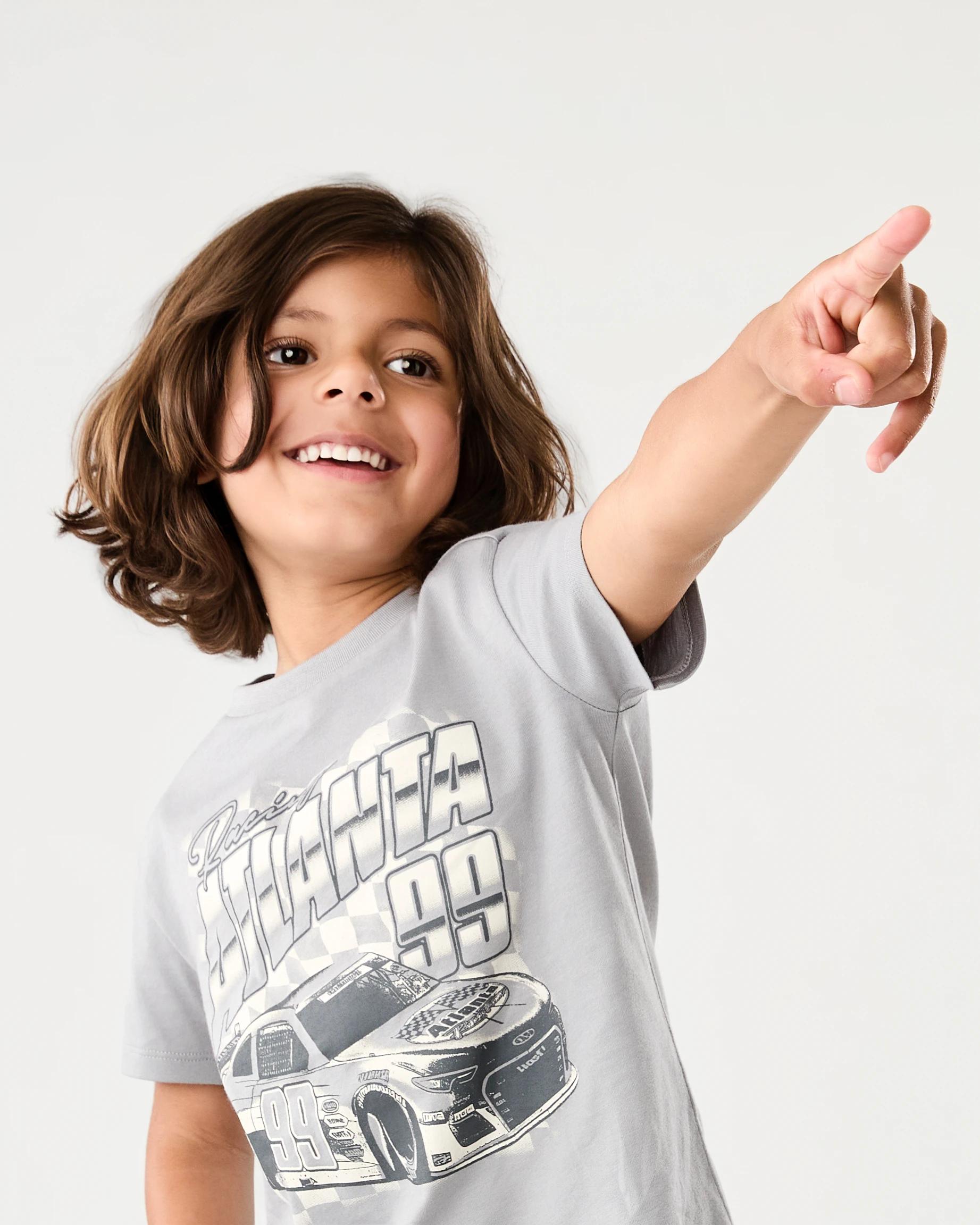 3 Chest Print T-shirt Gry Car, 3 of 6