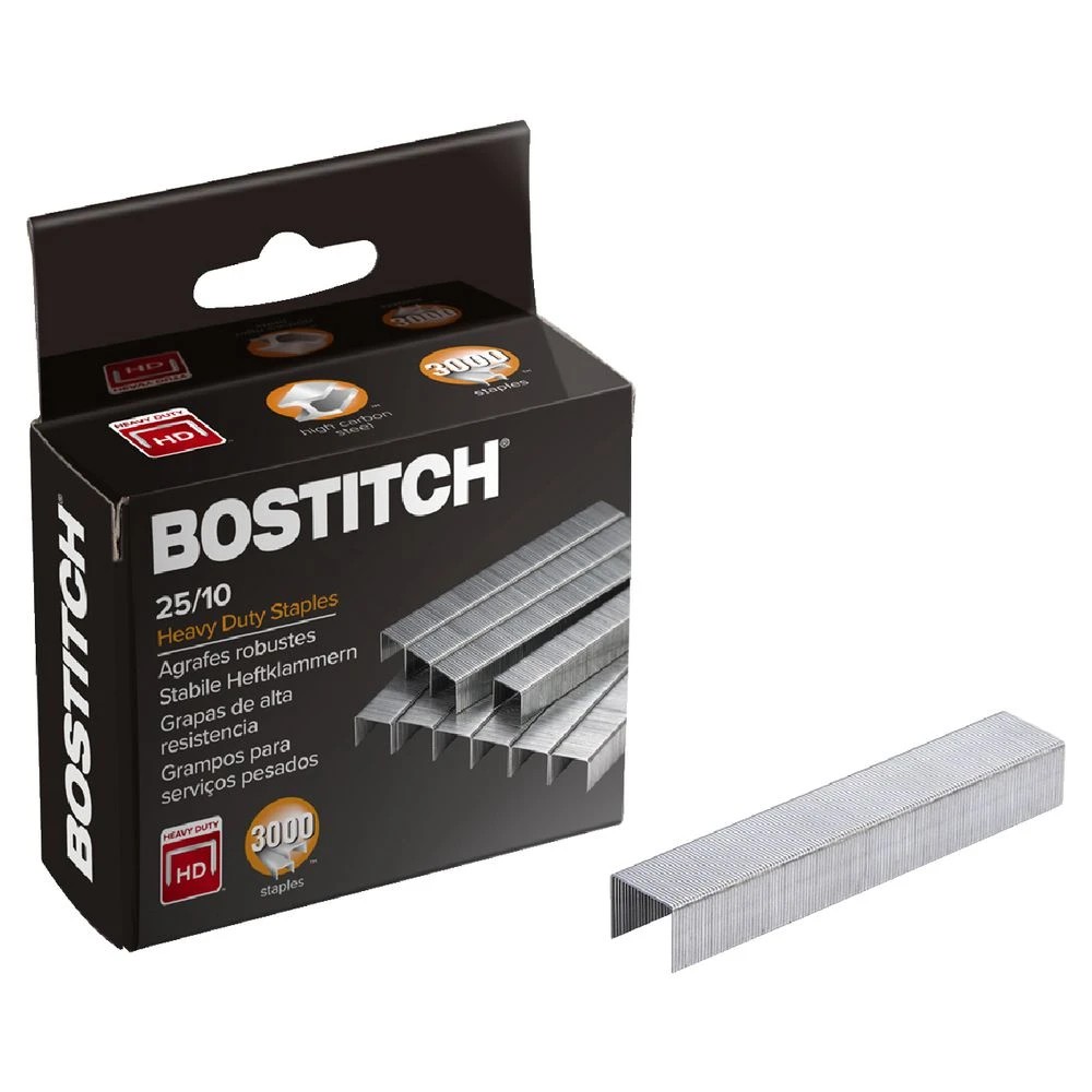 3 Bostitch 25/10 staples 3000 pack, 3 of 3