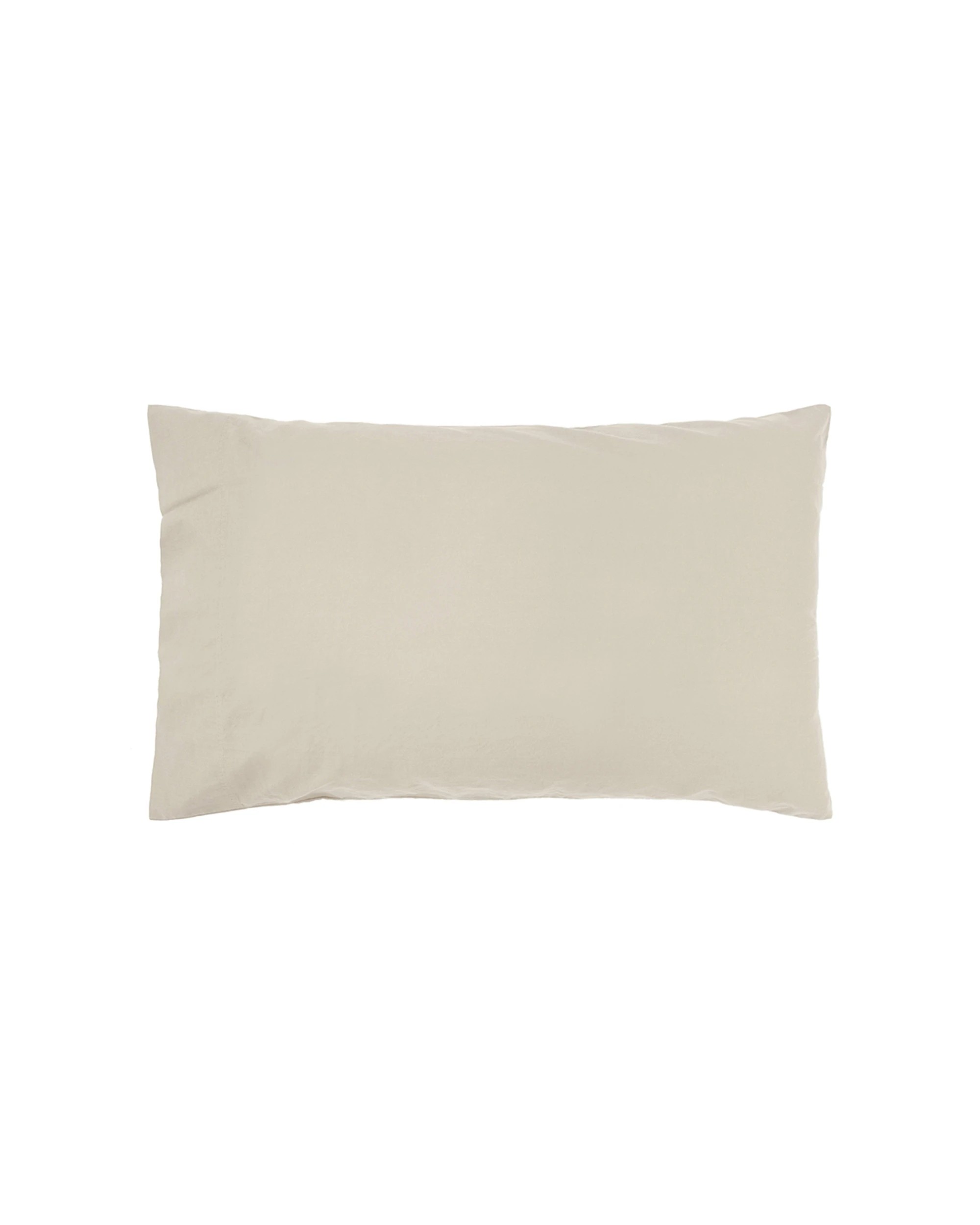2 Bambury Temple Organic Cotton Sheet Set Pebble Home Bedding - Queen Bed - Beige, 2 of 3