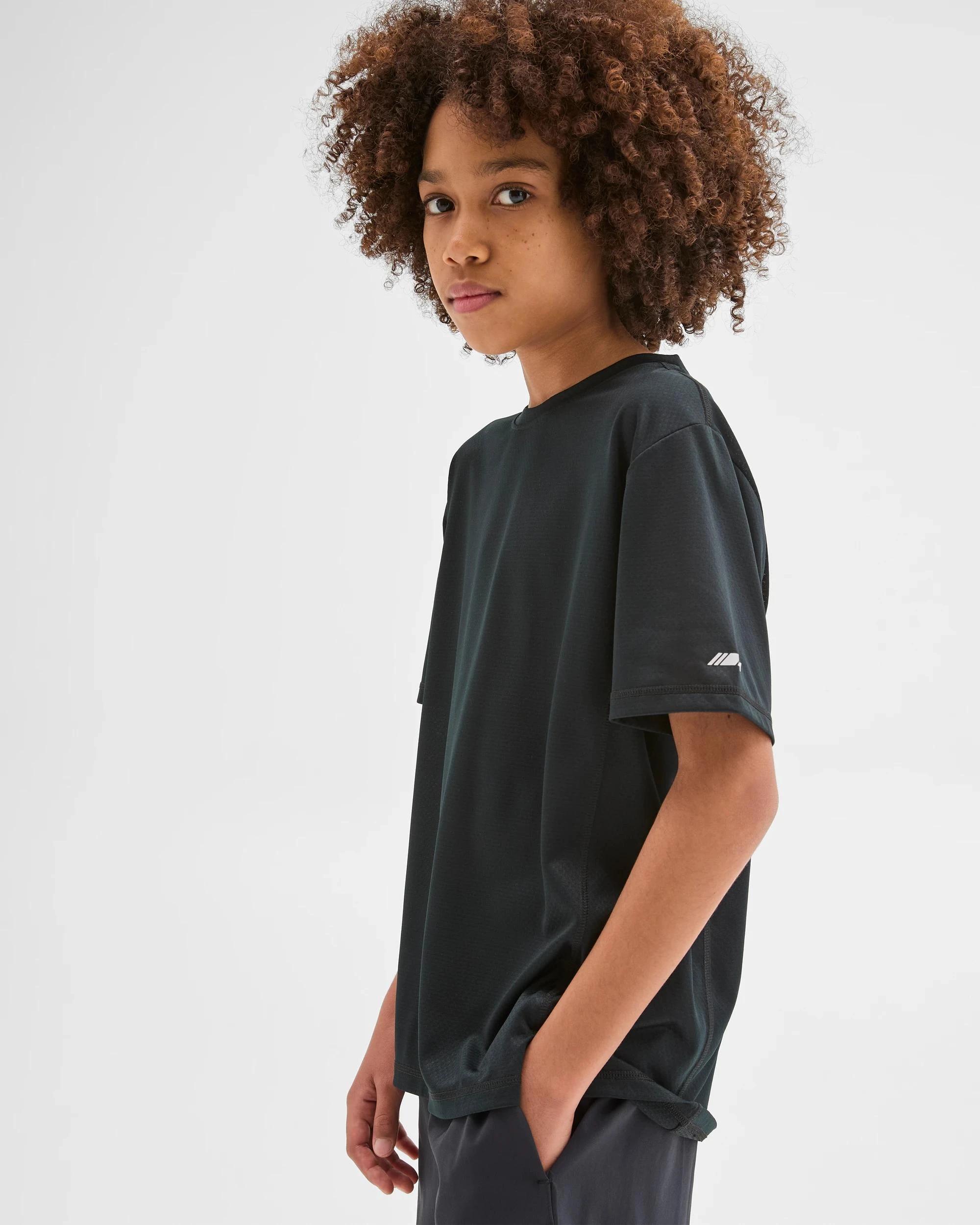 1 Target Kids Active Short Sleeve T-Shirt BLACK, 1 of 6