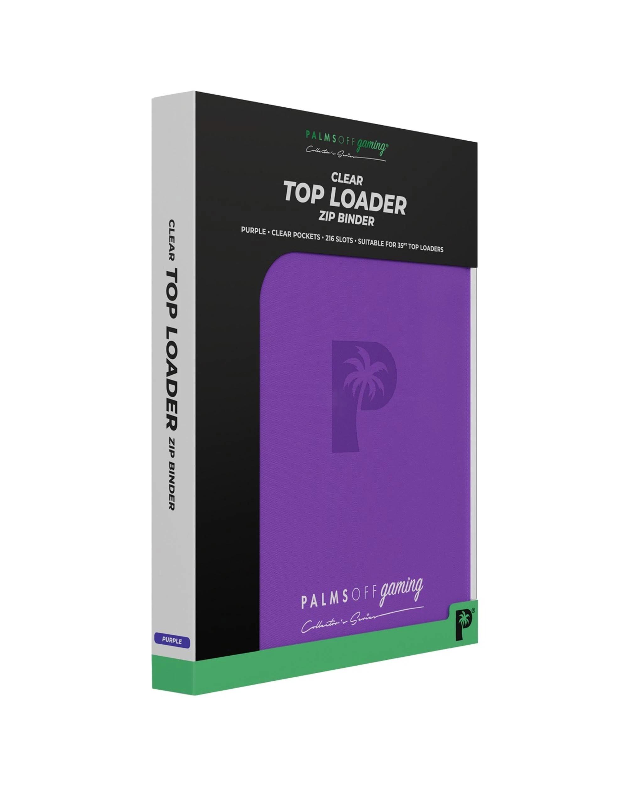 8 Palms Off Gaming Collector's Series 9 Pocket Top Loader 216 Capacity Zip Binder - Purple, 8 of 8
