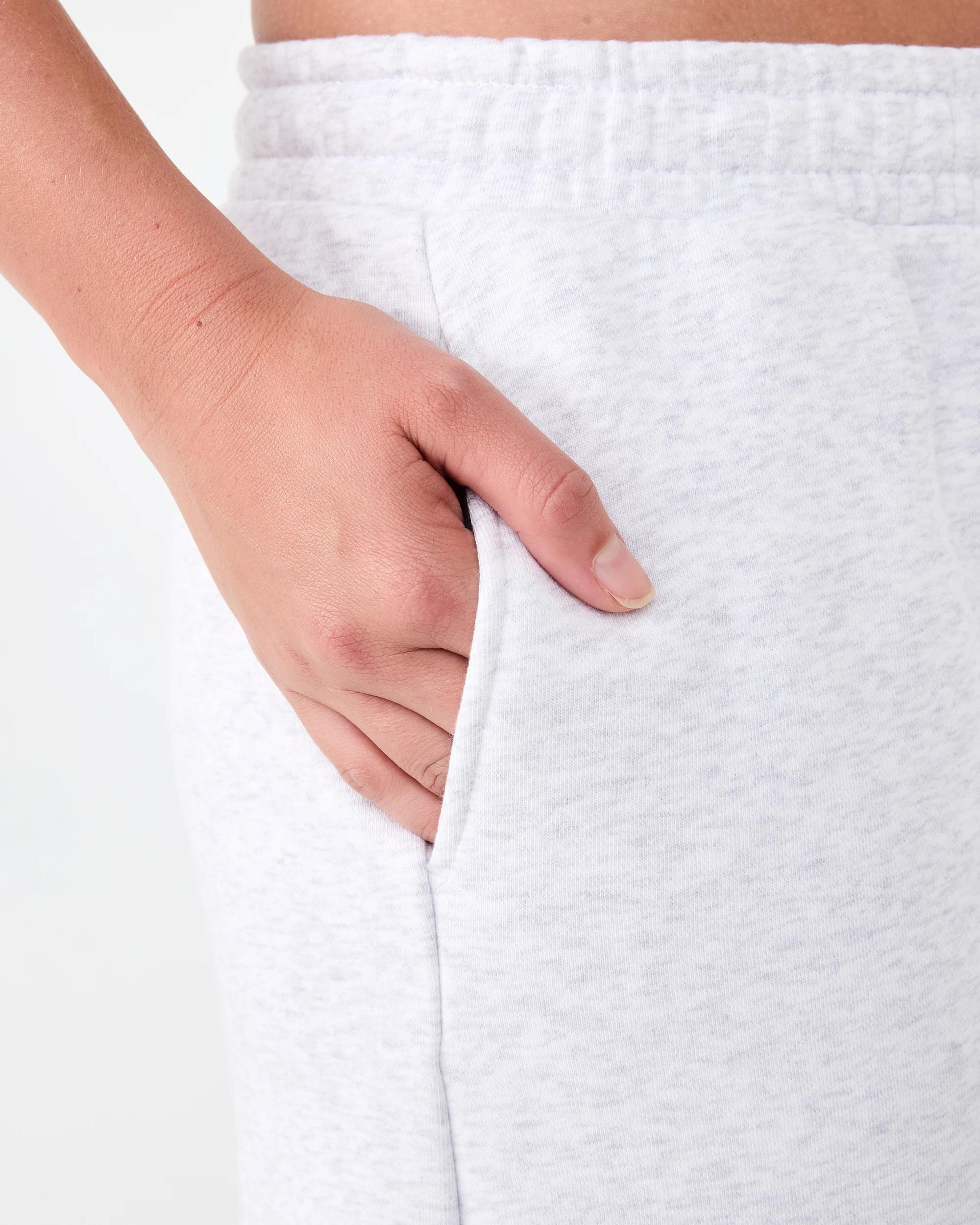 5 Active Womens Barrel Leg Fleece Trackpants Heather, 5 of 7