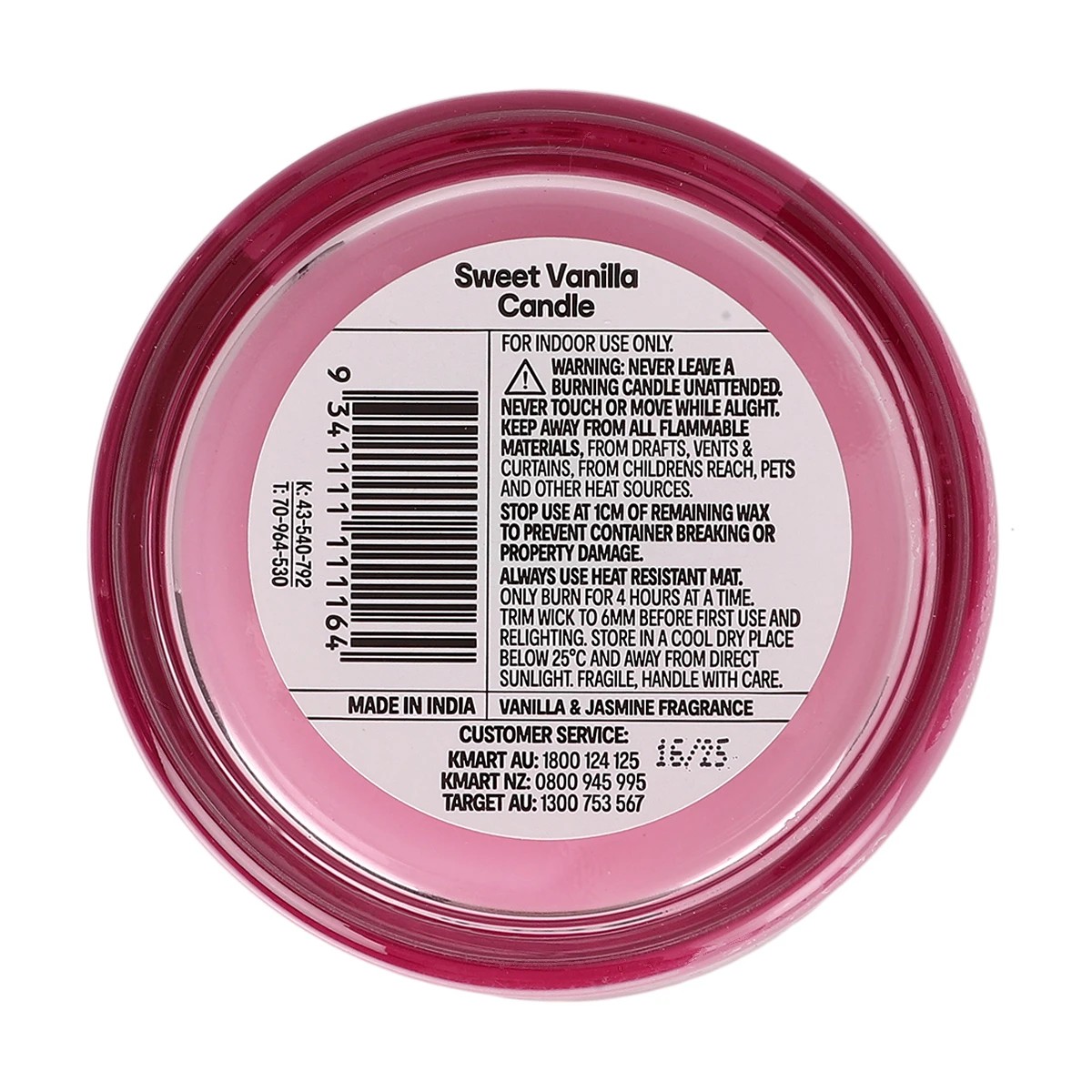 5 Sweet Vanilla Scented Candle, 5 of 5