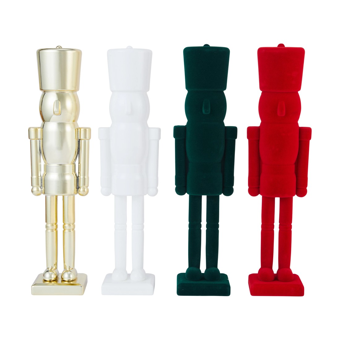 1 Metallic/Flocked/White Nutcracker - Assorted, 1 of 8