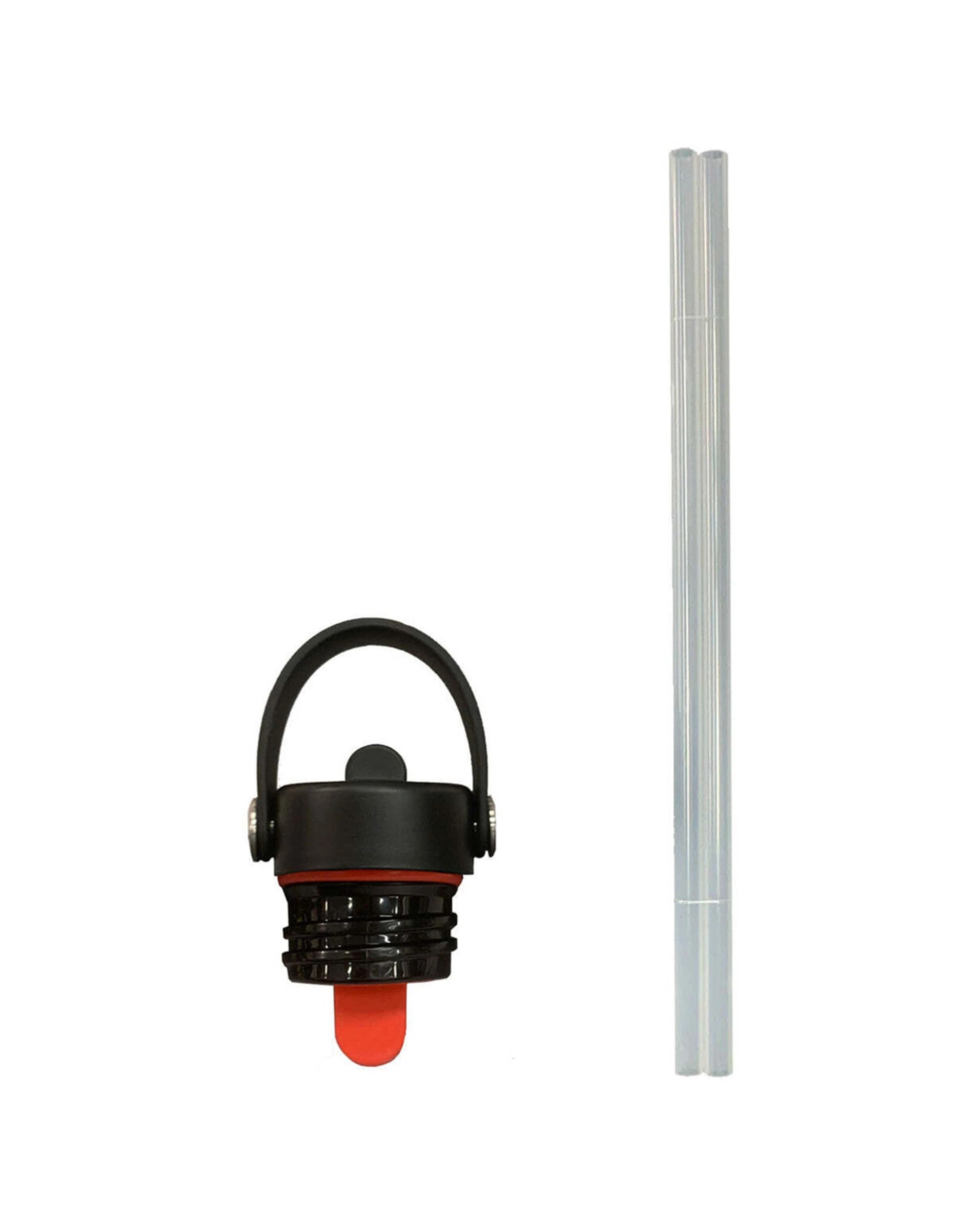 1 Hydro Flask 3pc Standard Mouth Flex Straw And Insulated Cap - Leak Proof - Black, 1 of 1