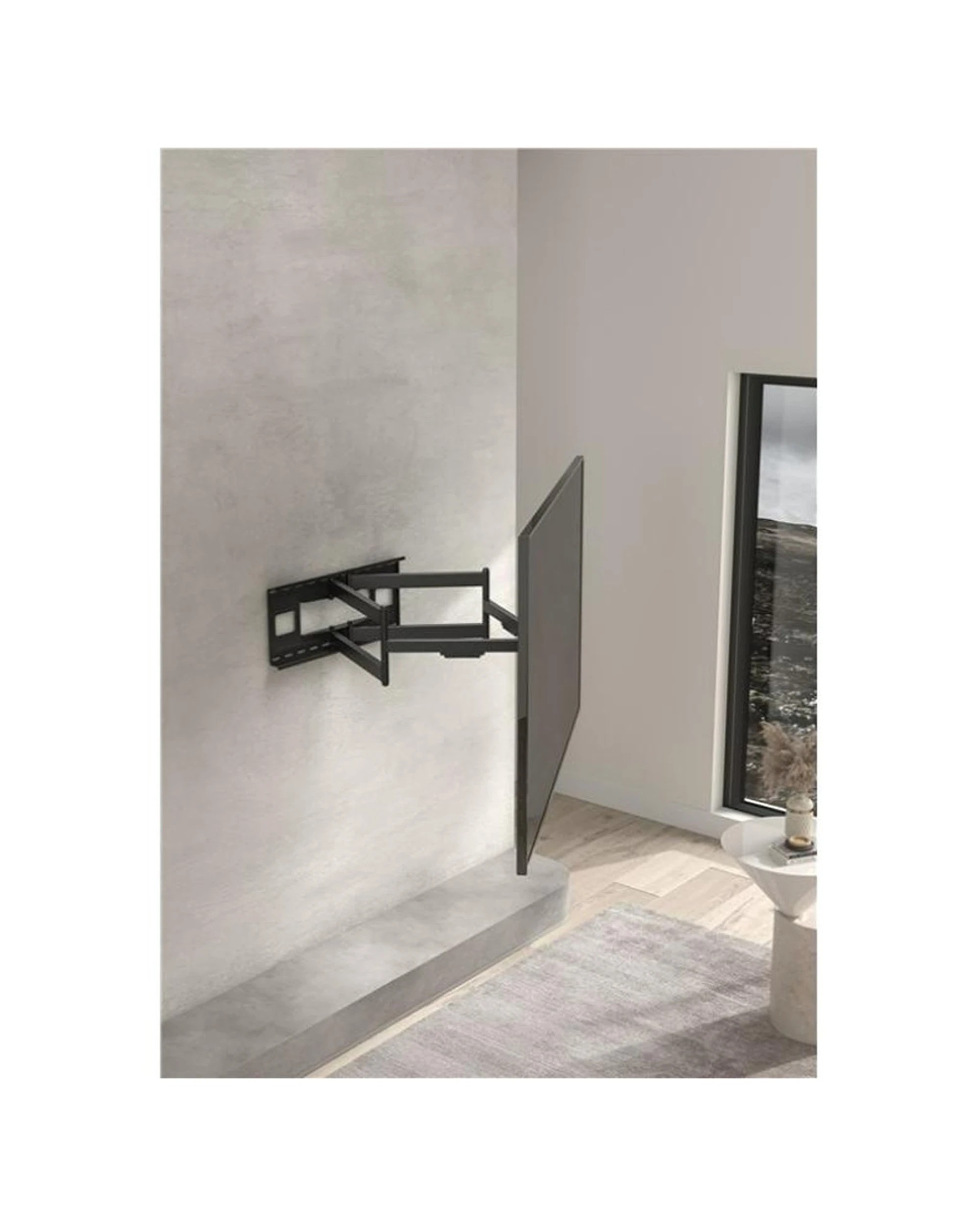 2 Goobay WH Fullmotion Pro XL 104cm Wide Range 43-90 Inch TV Wall Mount - Black, 2 of 2