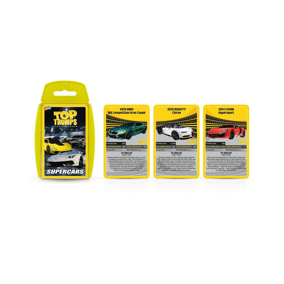 4 Winning Moves Top Trumps Supercars, 4 of 4