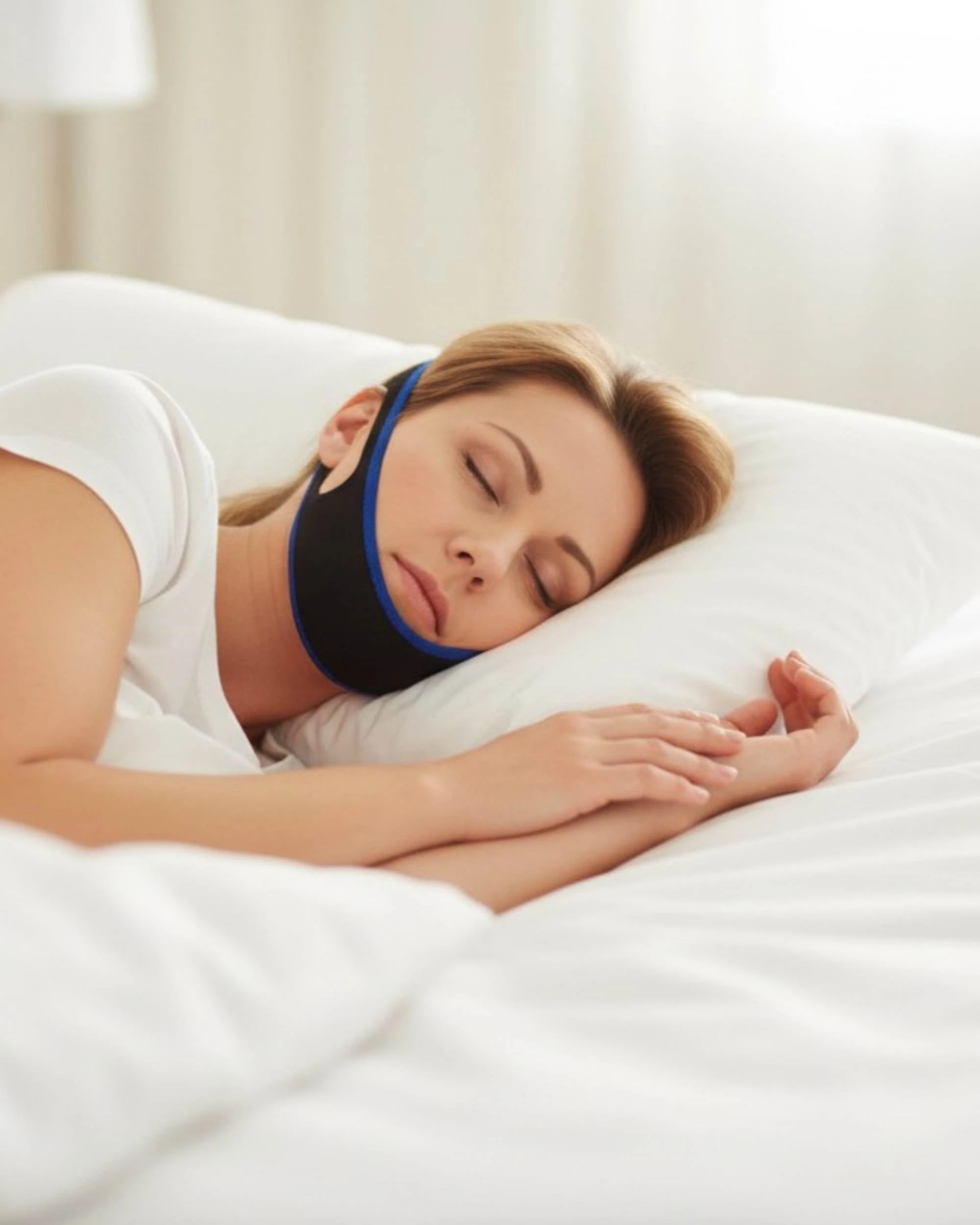 3 Social Hike Anti Snoring Chin Strap - Adjustable Reusable Sleeping Aid, 3 of 3