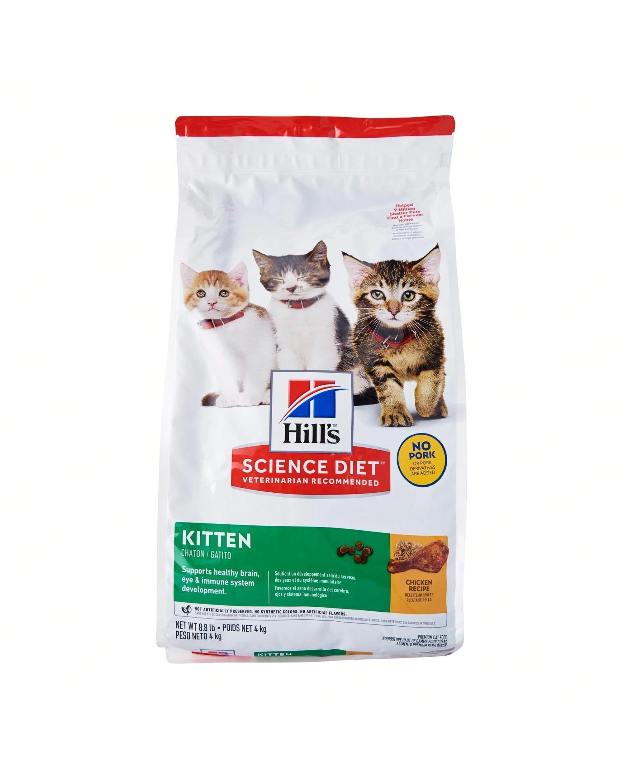 1 Hills Kitten Healthy Development Dry Cat Food Chicken 4kg, 1 of 1