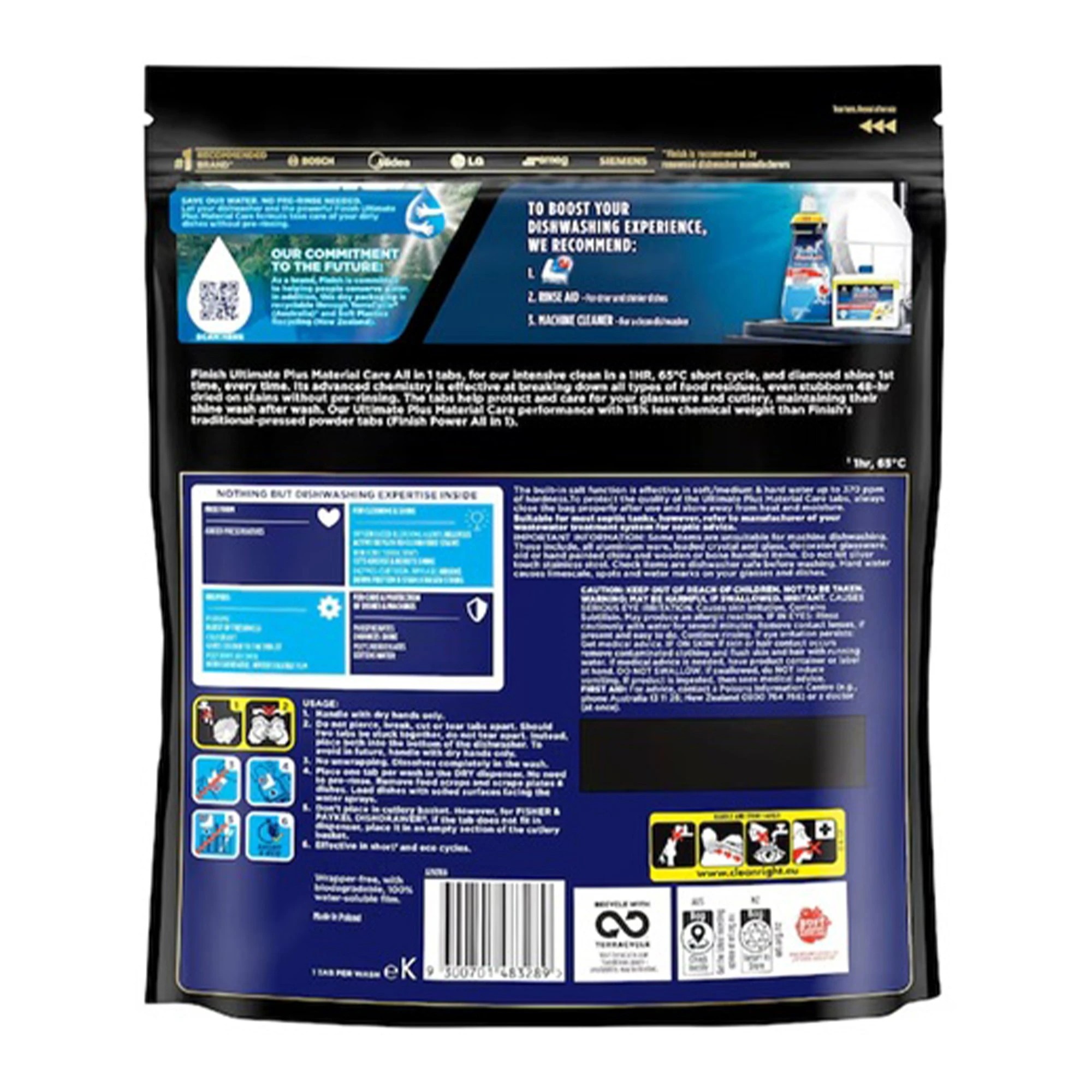 2 Finish Powerball Ultimate Plus Reg Dish Caps All In 1 Pk31 x8, 2 of 2