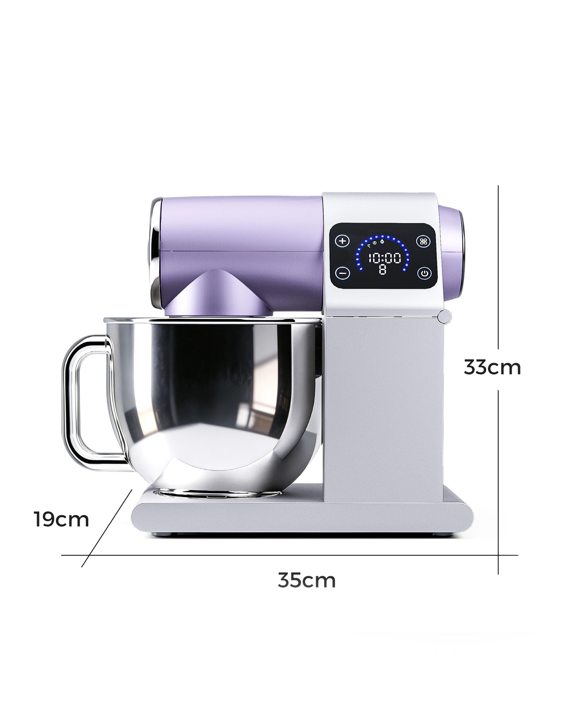 3 Yopower Stand Mixer, 6L 8-Speed Tilt-Head Electric Stand Mixer - Purple, 3 of 3