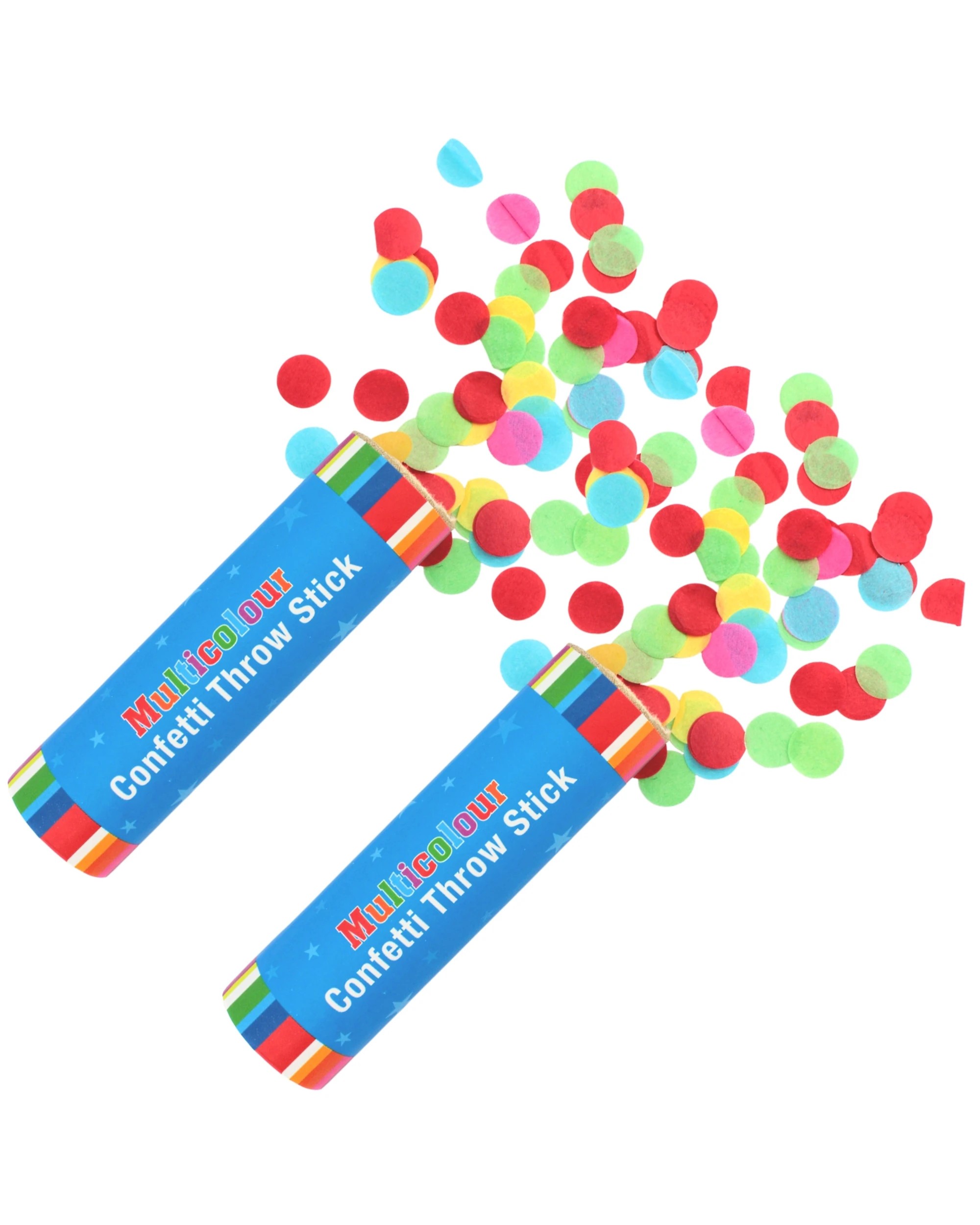 1 Artwrap Confetti Throw Stick 13cm Pack of 2, 1 of 2