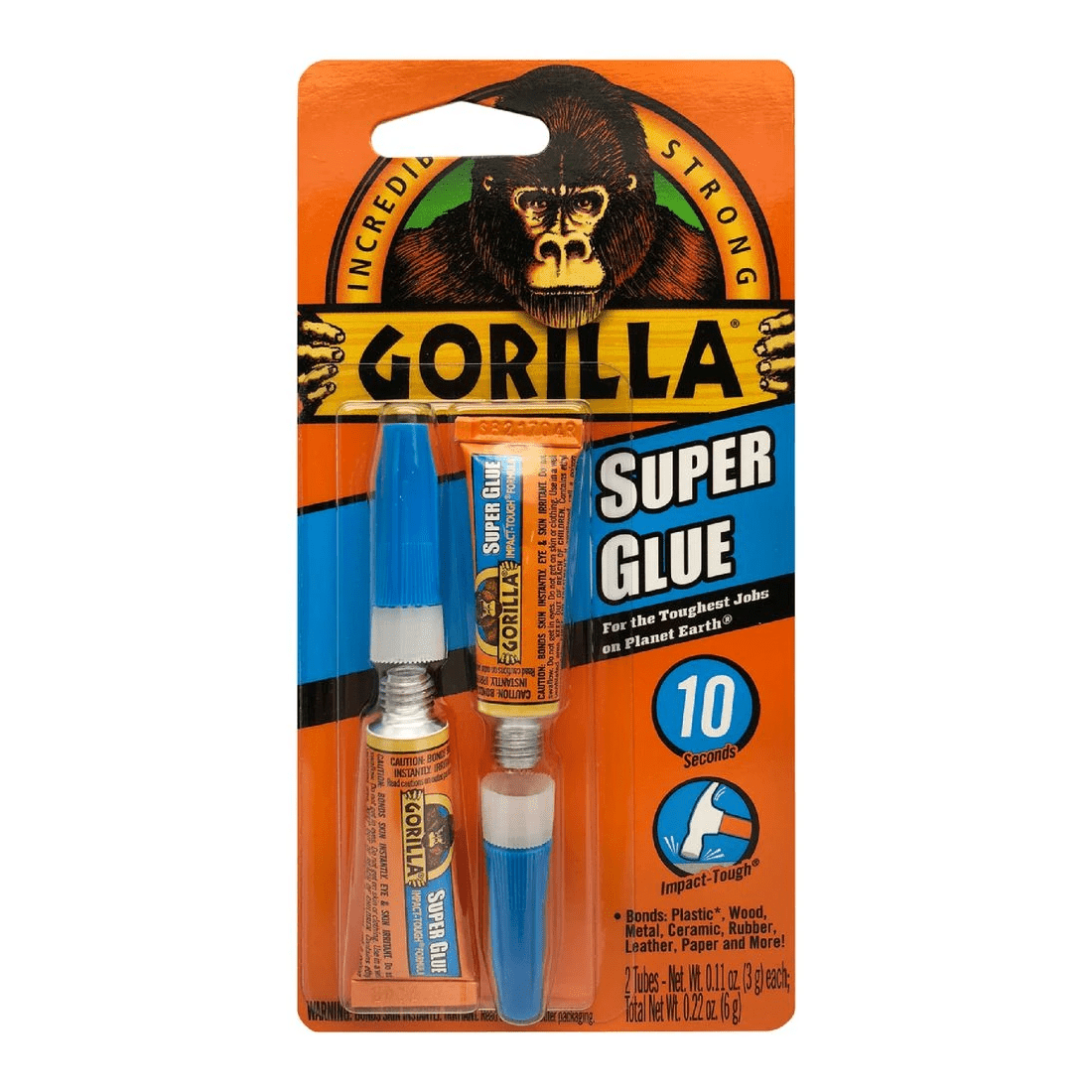 1 Gorilla Super Glue 3g 2 Pack, 1 of 6